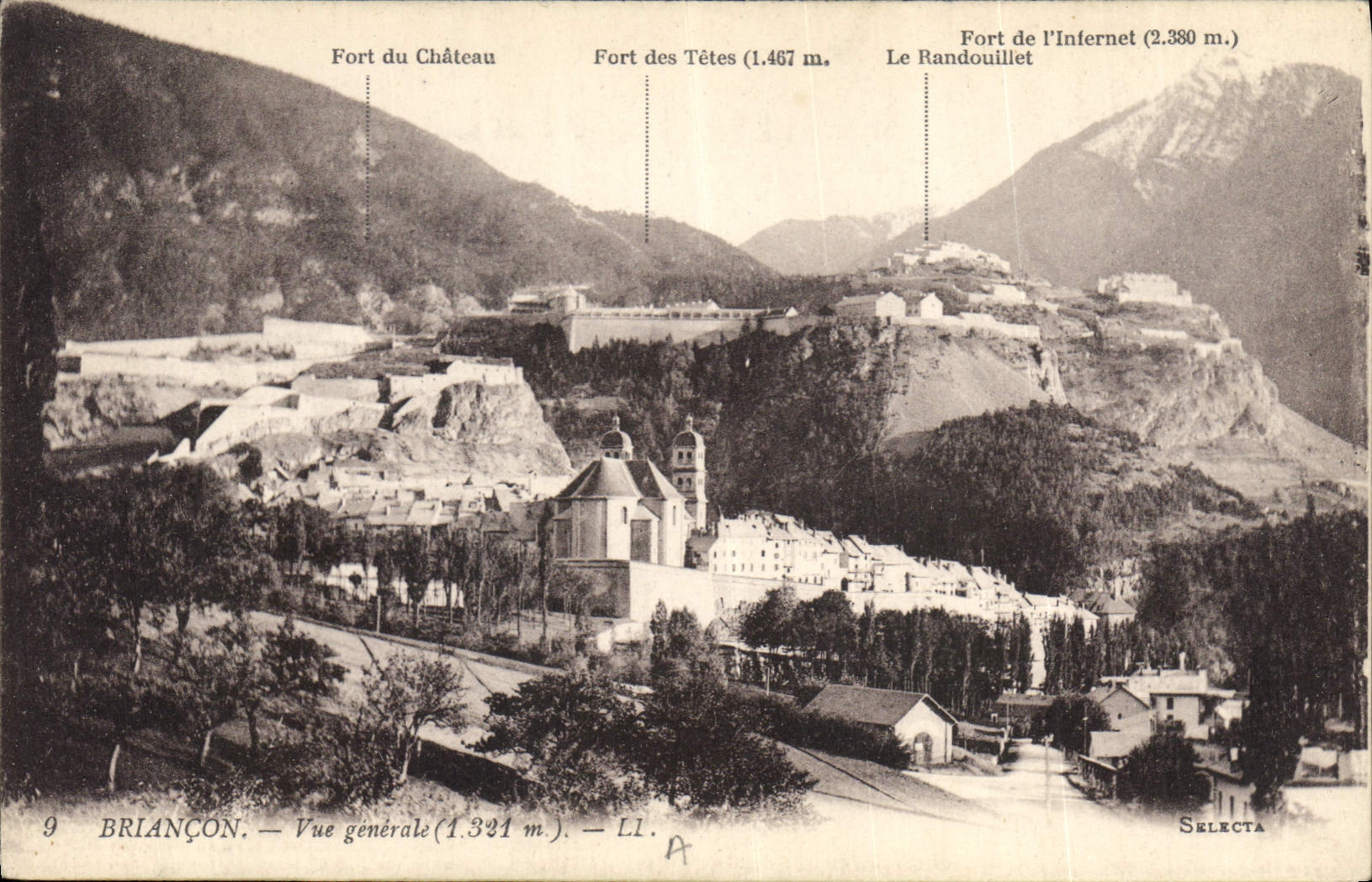 CPA Briancon Vue generale 