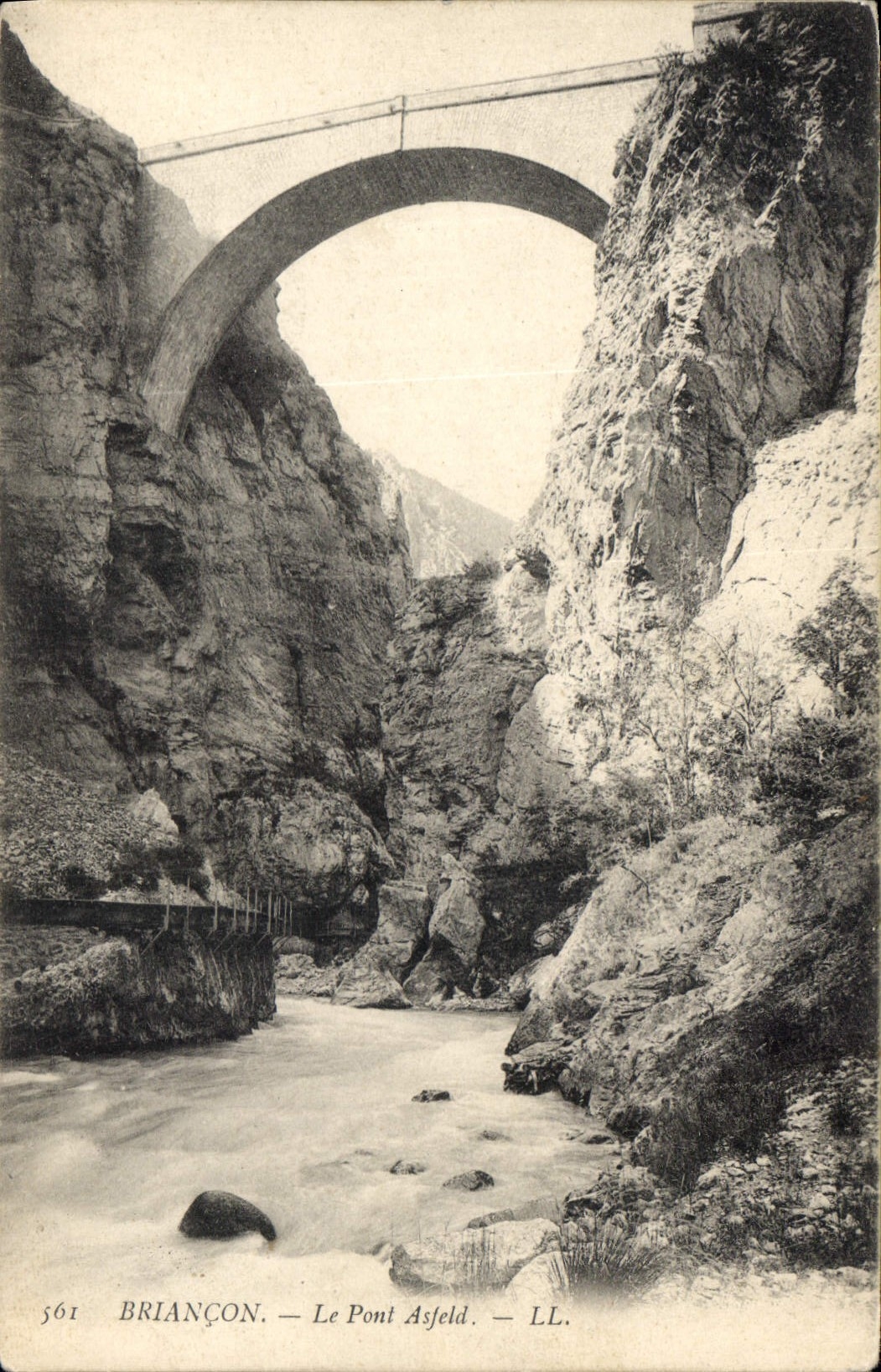 CPA Briancon Le Pont Asfeld 