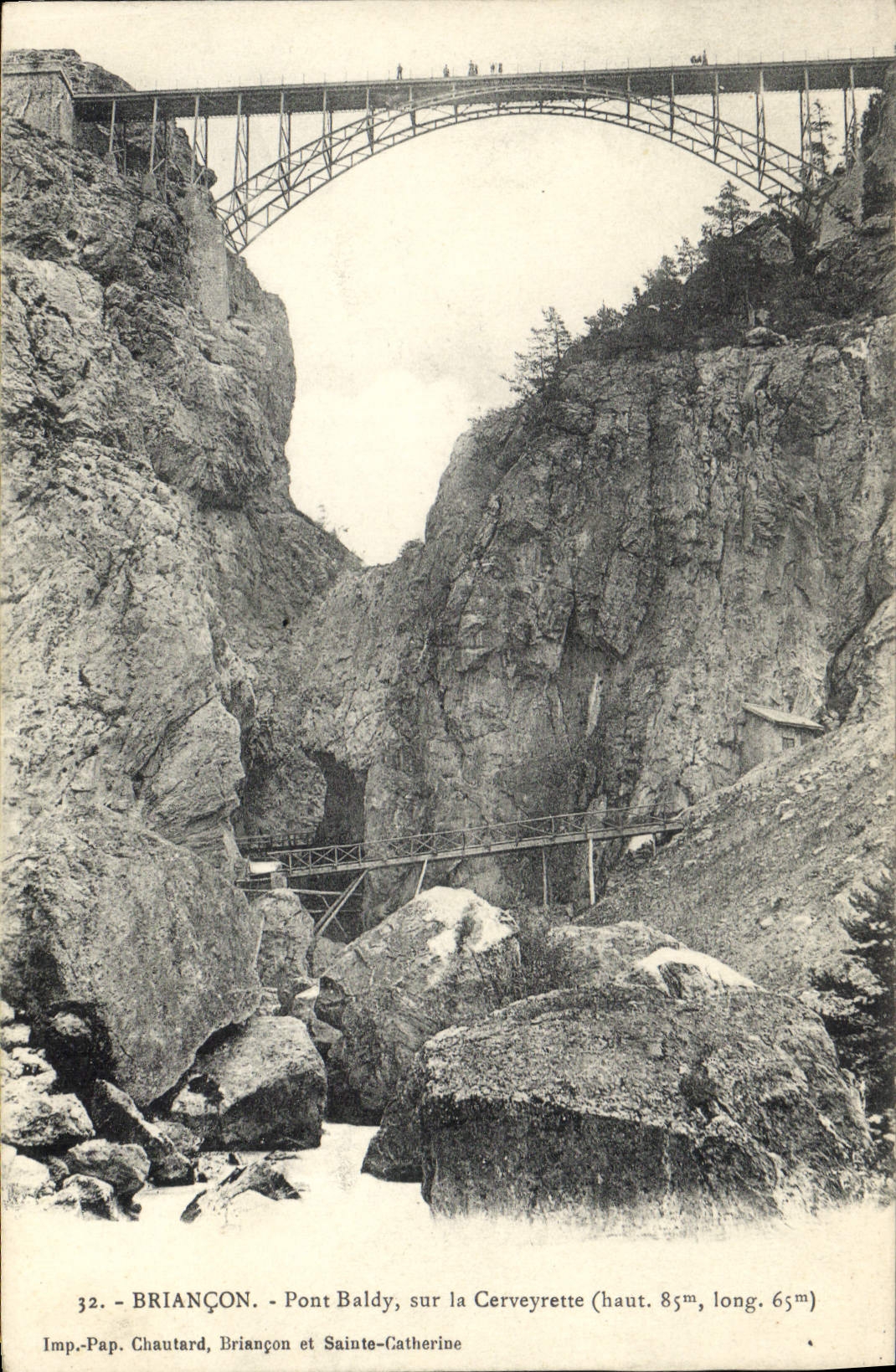 CPA Briancon Pont Baldy sur la Cerveyrette