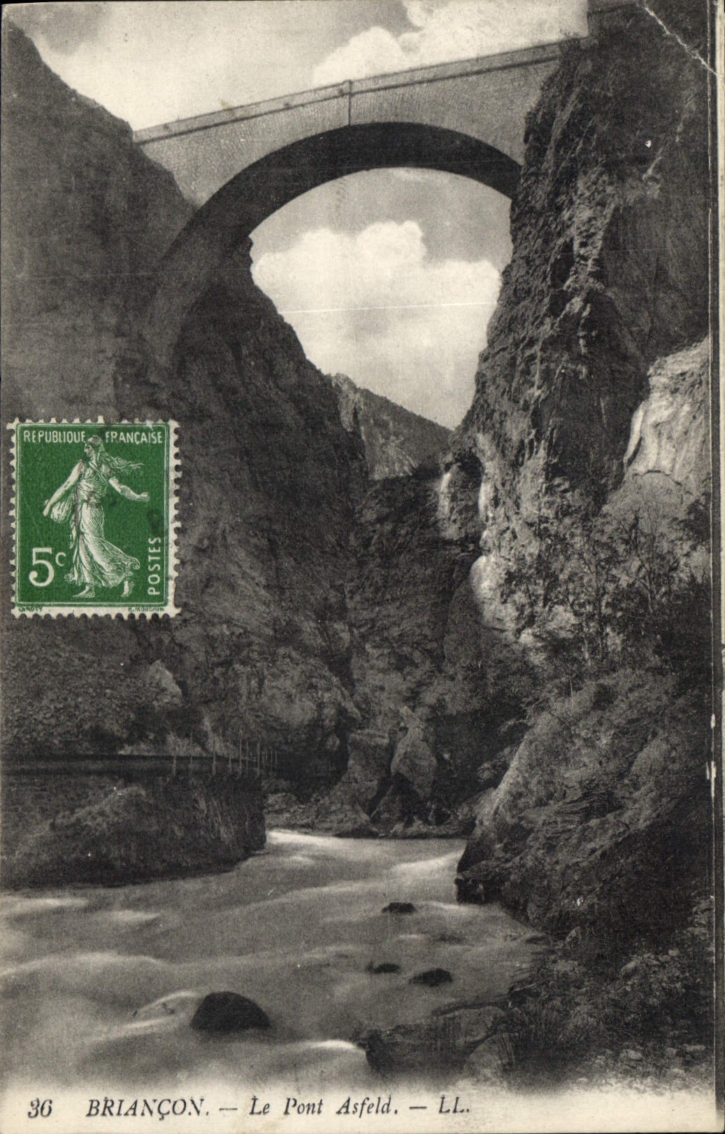 CPA Briancon Le Pont Asfeld 