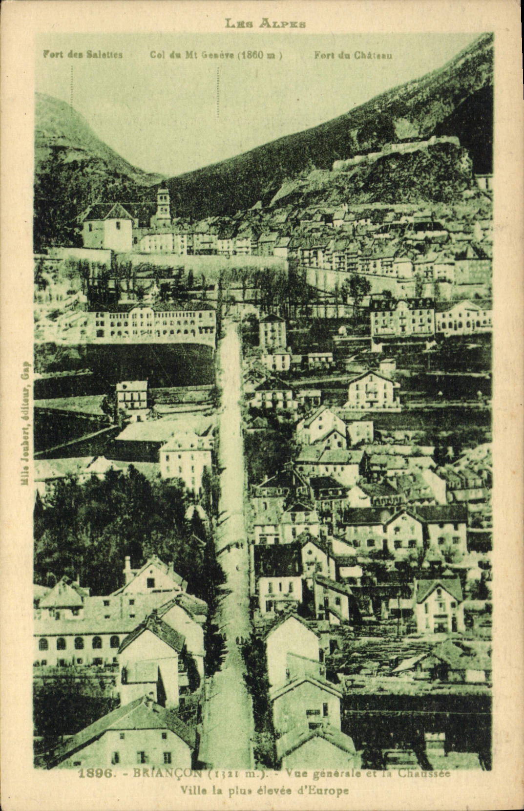 CPA Briancon Vue generale et le Chaussee