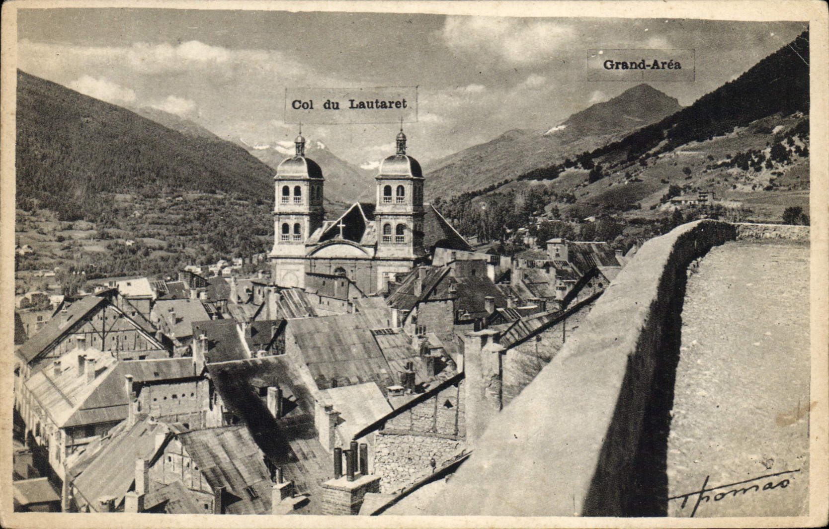 CPA Briancon Le Clocher et les toits vus du chemin de ronde