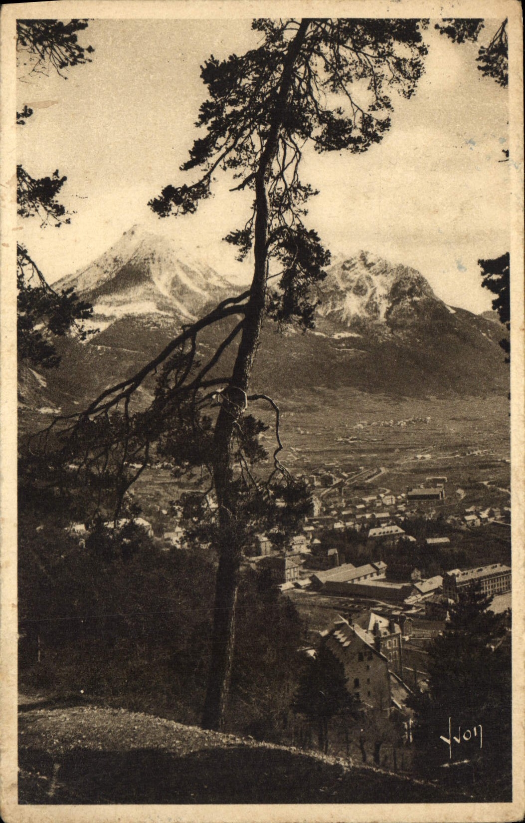 CPA Briancon Hautes Alpes Le faubourg Ste Catherine et le Melezin