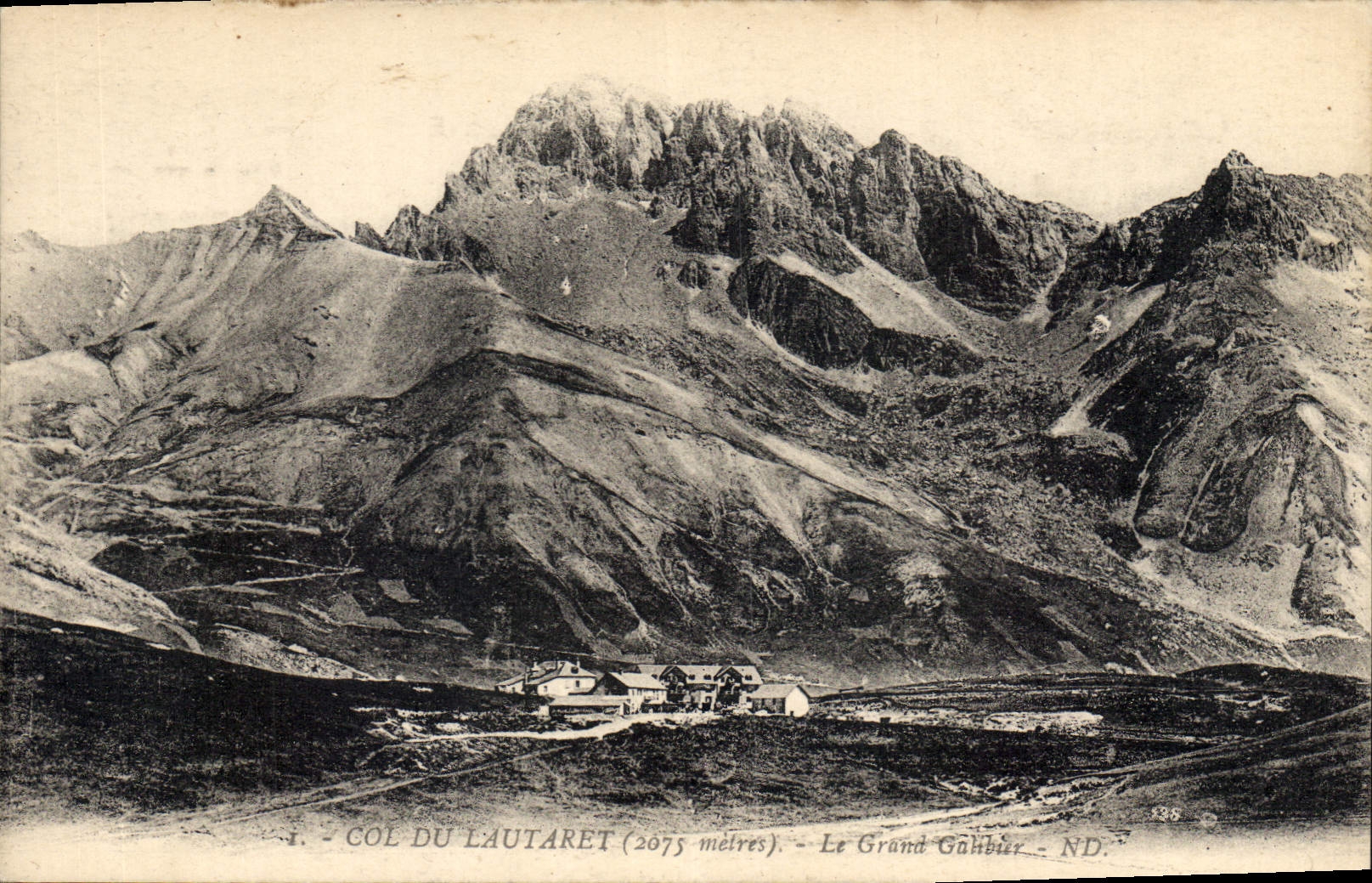 CPA Col du Lautaret Le Grand Galibier 