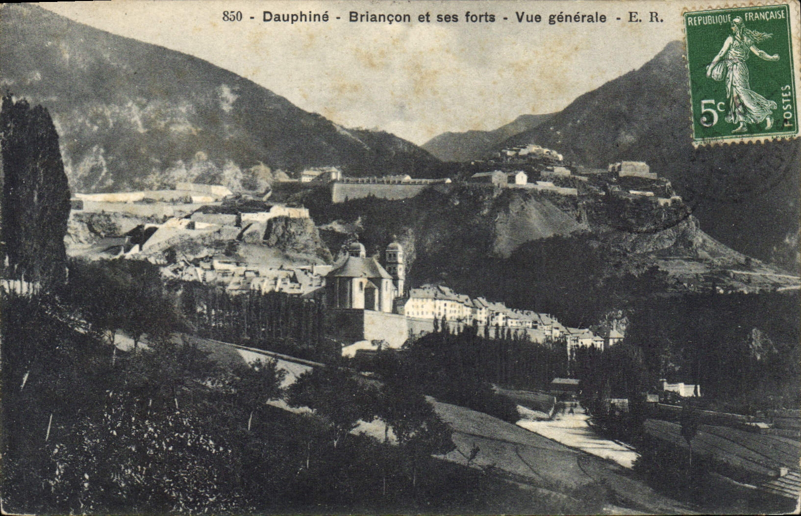 CPA Dauphine Briancon et ses forts Vue generale