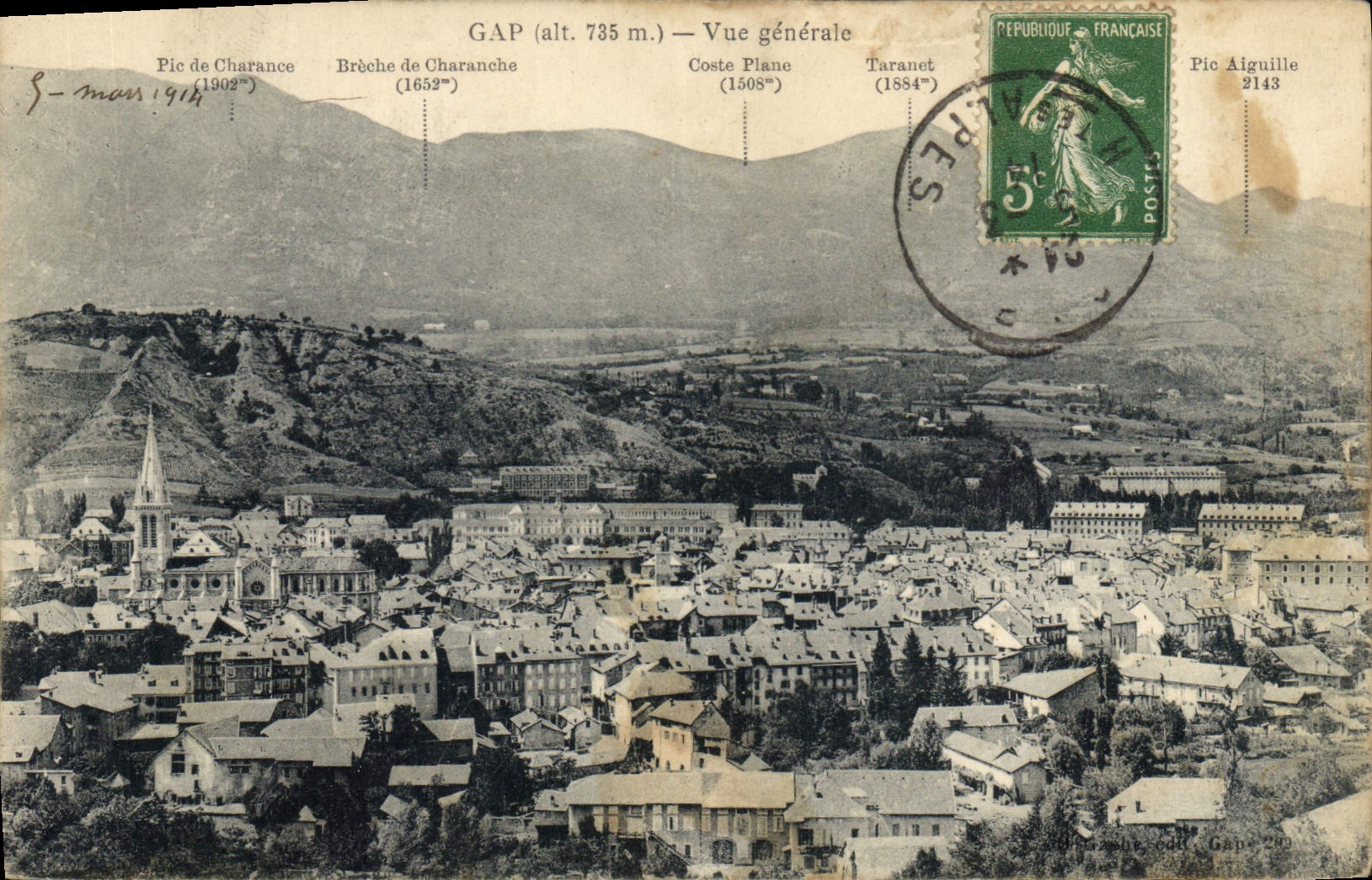 CPA Gap Vue generale 