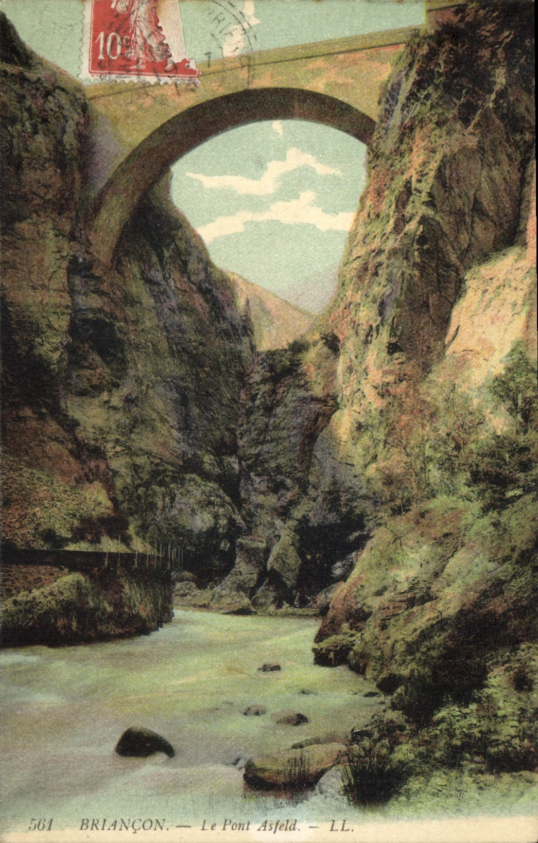 CPA Briancon Le Pont d'Asfeld 