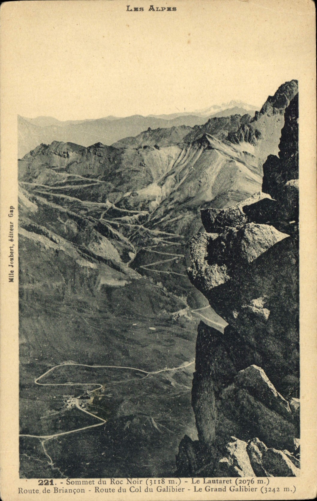 CPA Les Alpes Sommet du Roc Noir Le Lautaret