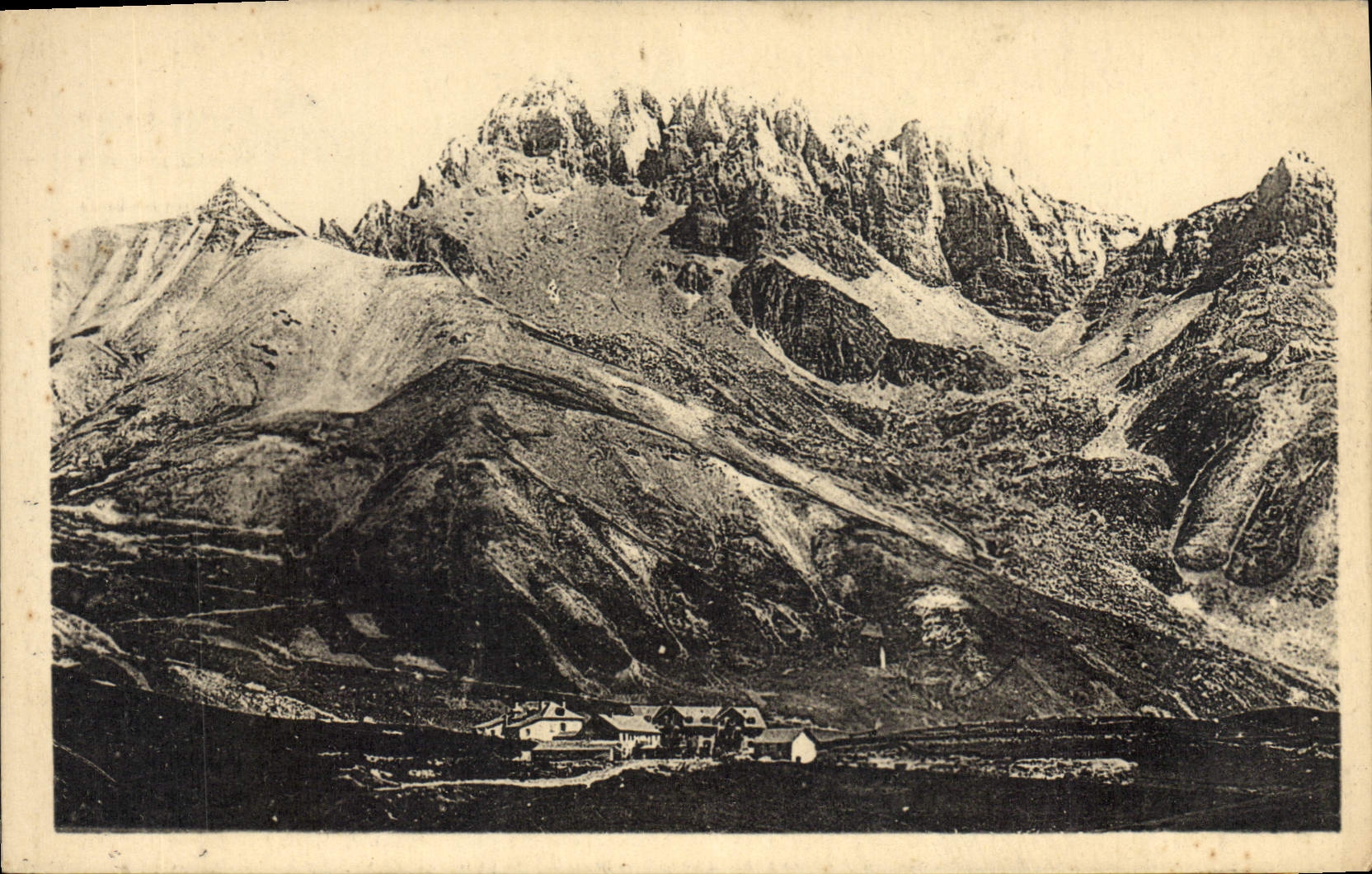 CPA Dauphine ND Col du Lautaret Le Grand Galibier