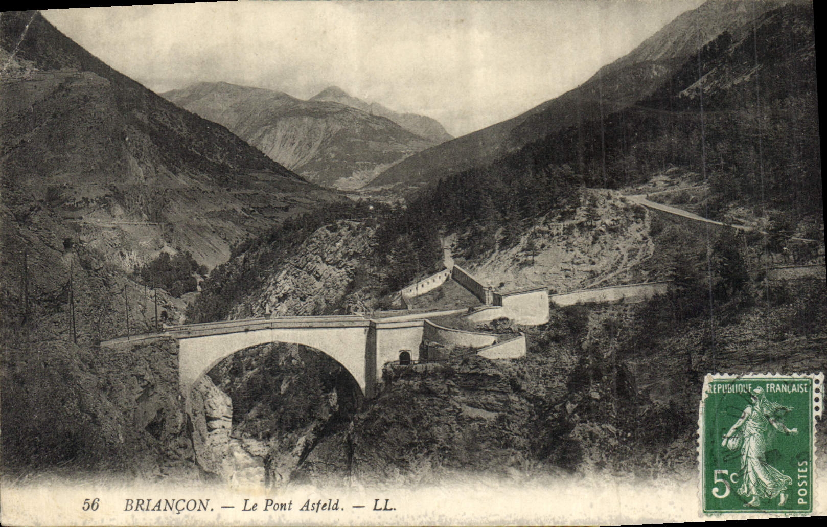 CPA Briancon Le Pont Asfeld 