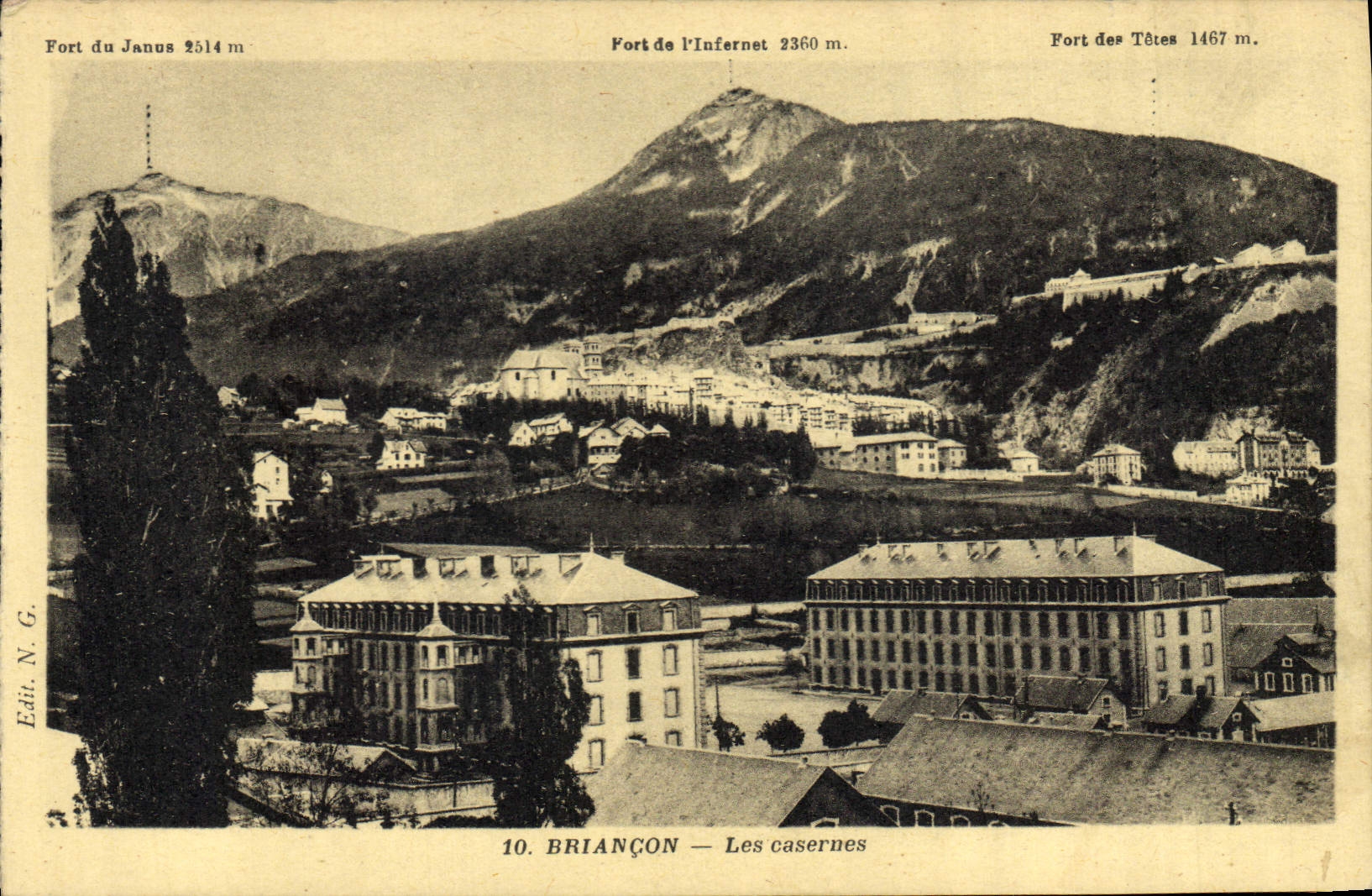CPA Briancon Les Casernes 