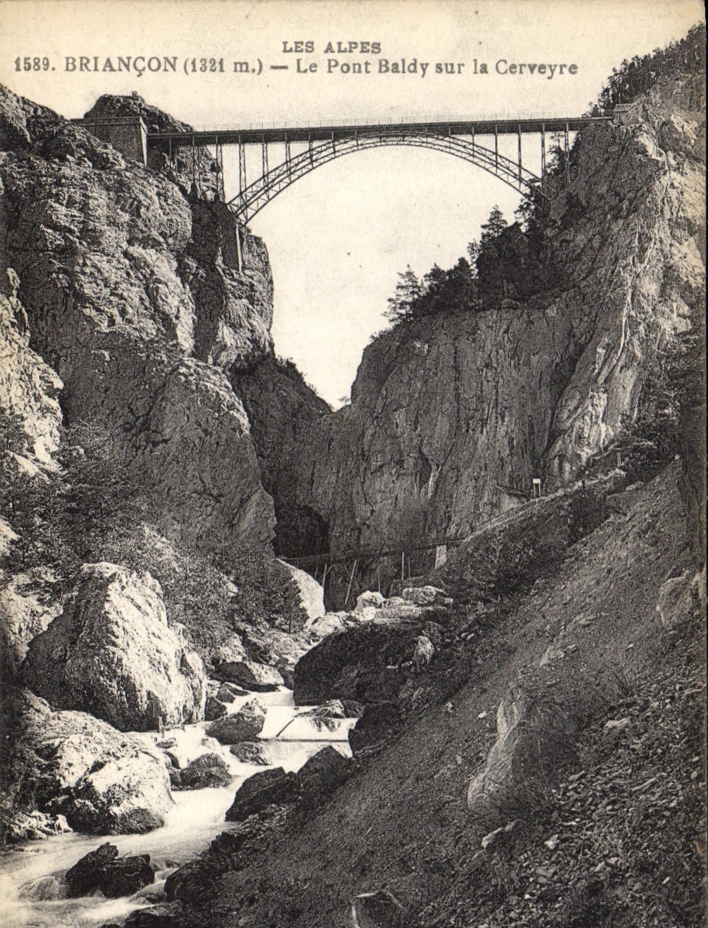 CPA Briancon Le Pont Baldy sur la Cerveyrette 