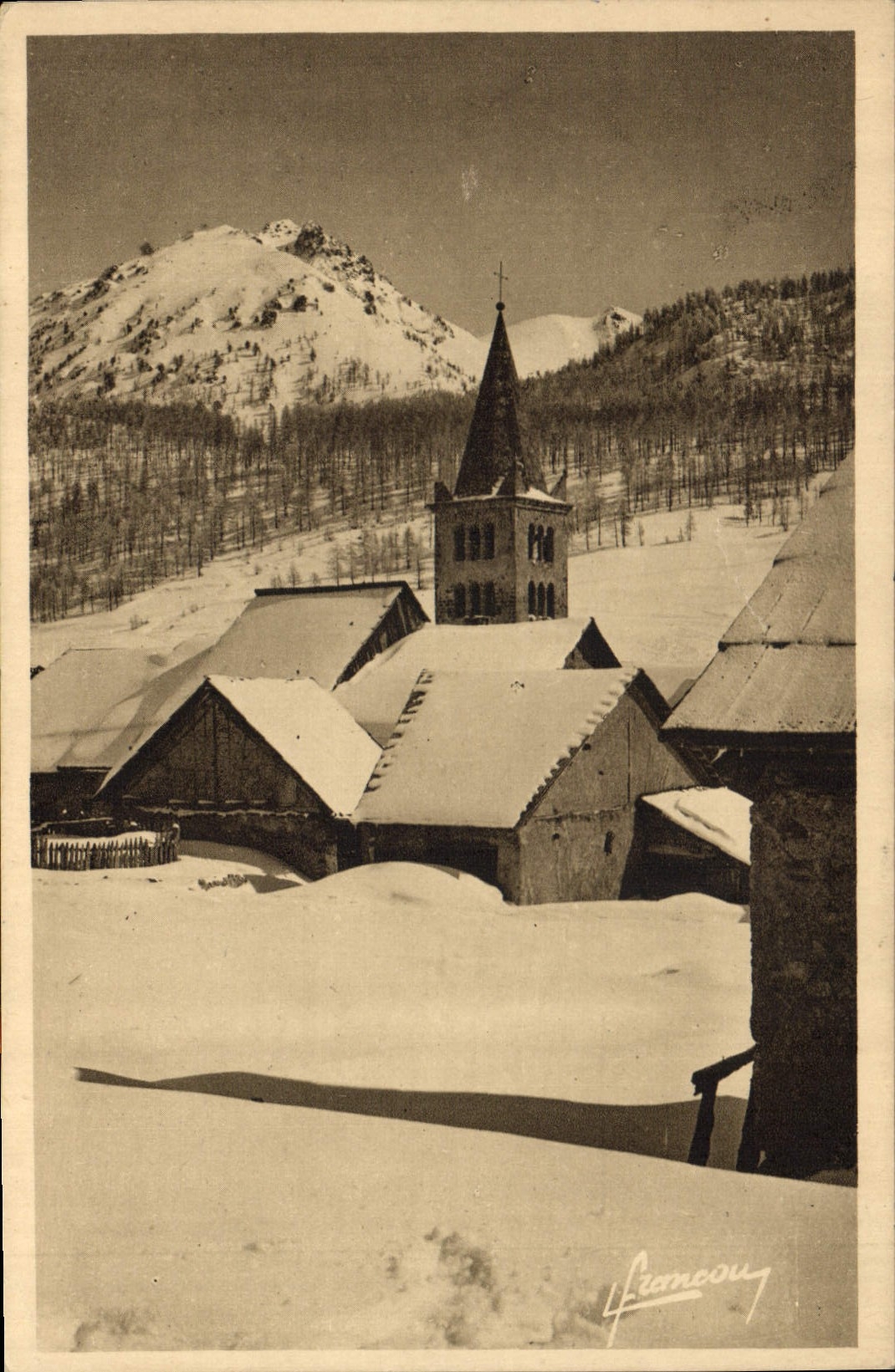 CPA Montgenevre L'Eglise 