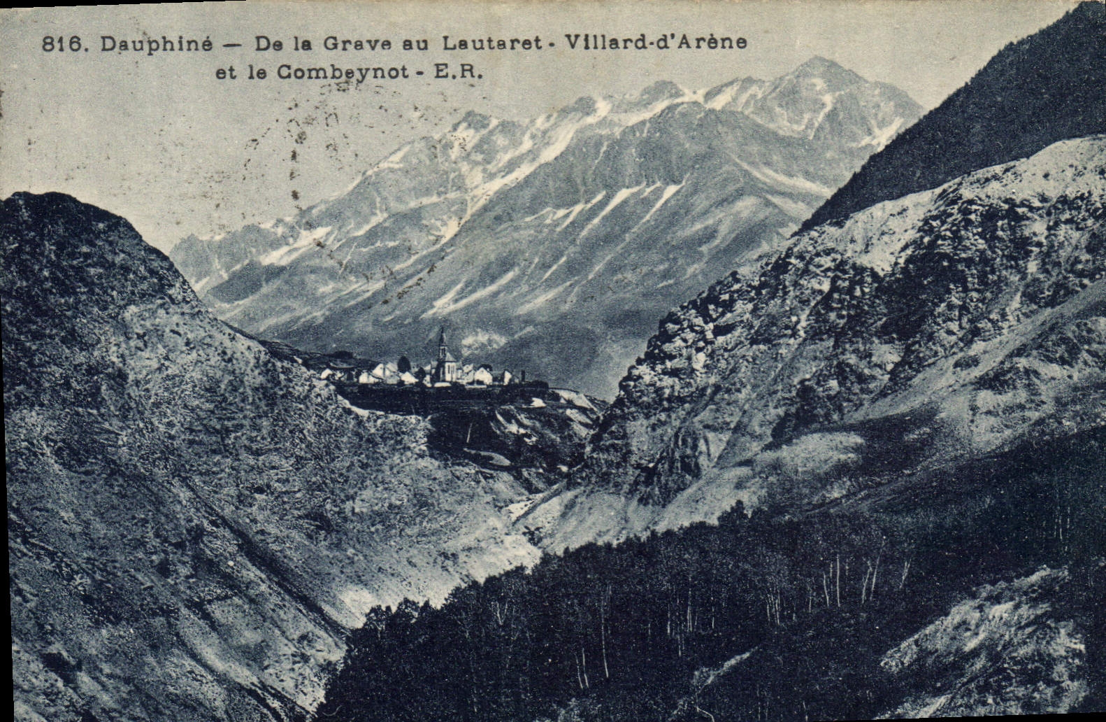 CPA Dauphine De la Grave au Lautaret Villard d'Arene et le Combeynot