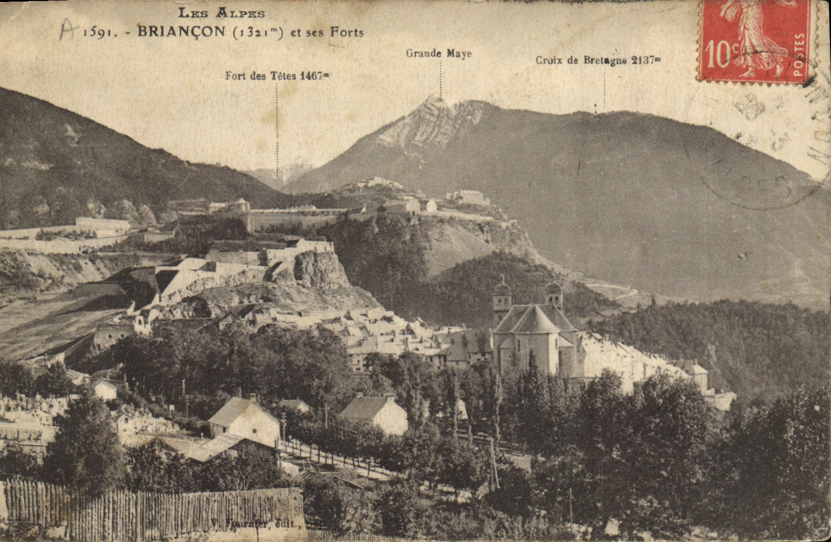 CPA Briancon et ses Forts 