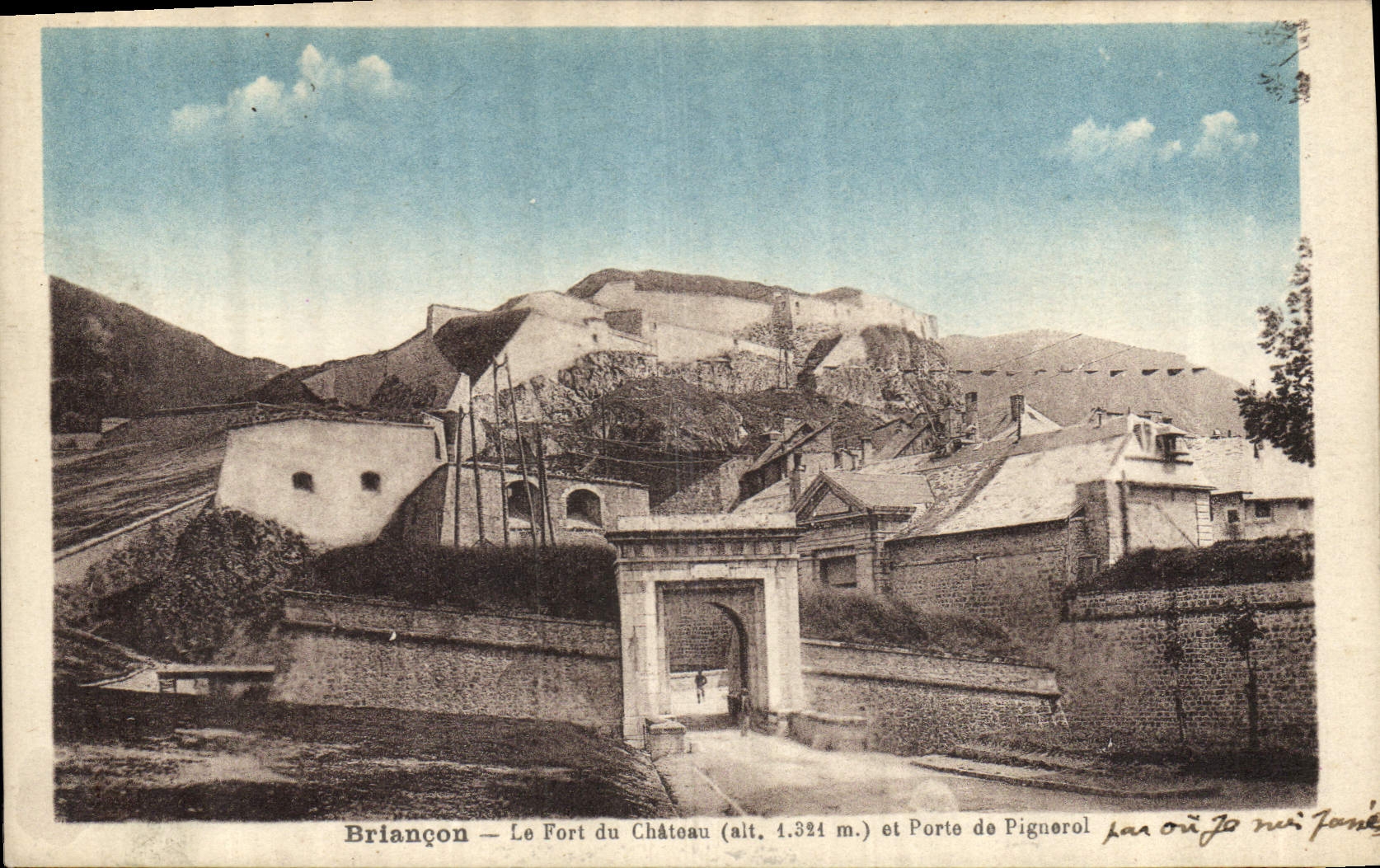 CPA Briancon le Fort du chateau et Porte de Piguerol 