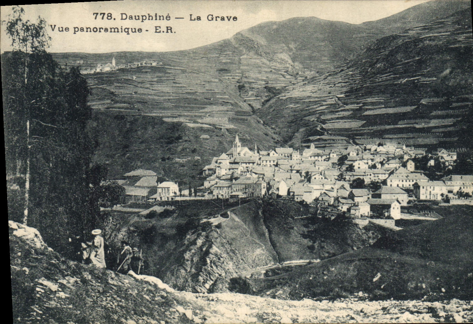 CPA Dauphine la Grave vue panoramique