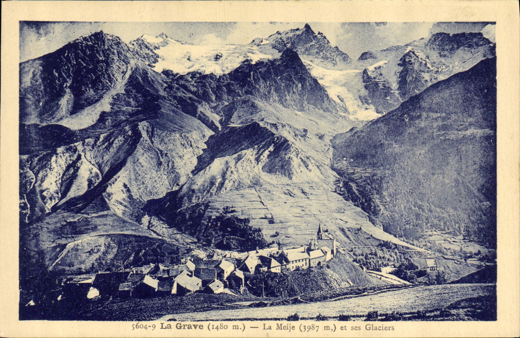 CPA La Grave la Meije et ses Glaciers