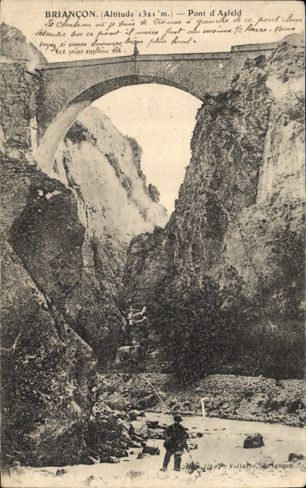 CPA Briancon Pont d'Asfeld 
