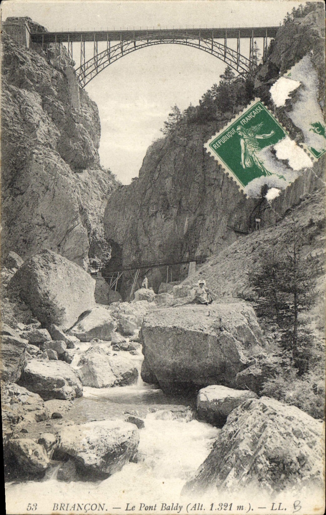 CPA Briancon le Pont Baldy 