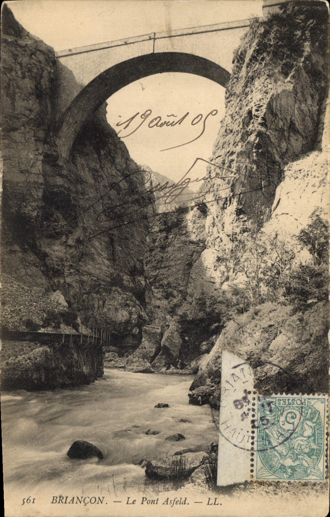 CPA Briancon le Pont Asfeld 