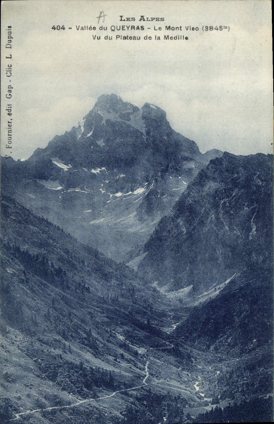 CPA Les Alpes Vallee du Queyras le Mont Viso vu du Plateau de la Medille