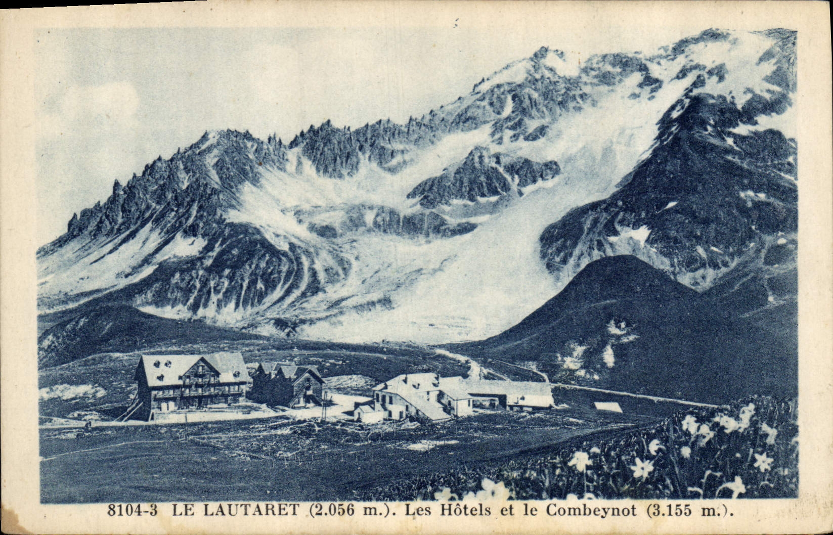 CPA Le Lautaret les Hotels et le Combeynot