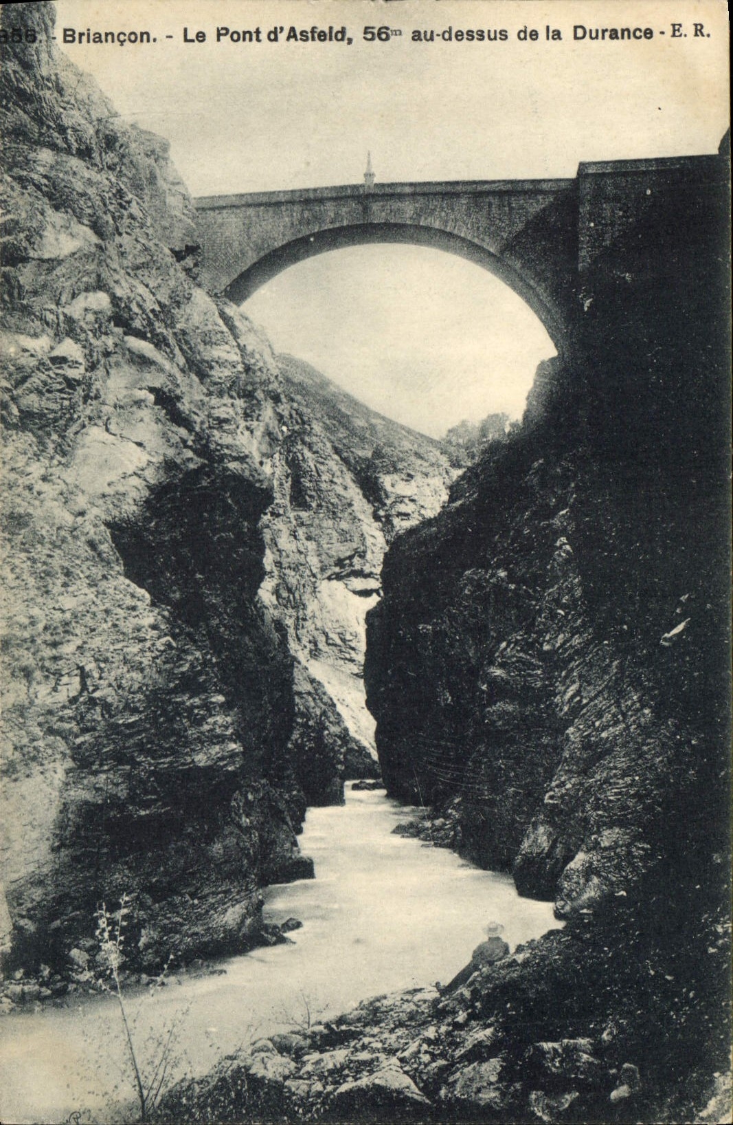 CPA Briancon le Pont d'Asfeld au dessus de la Durance