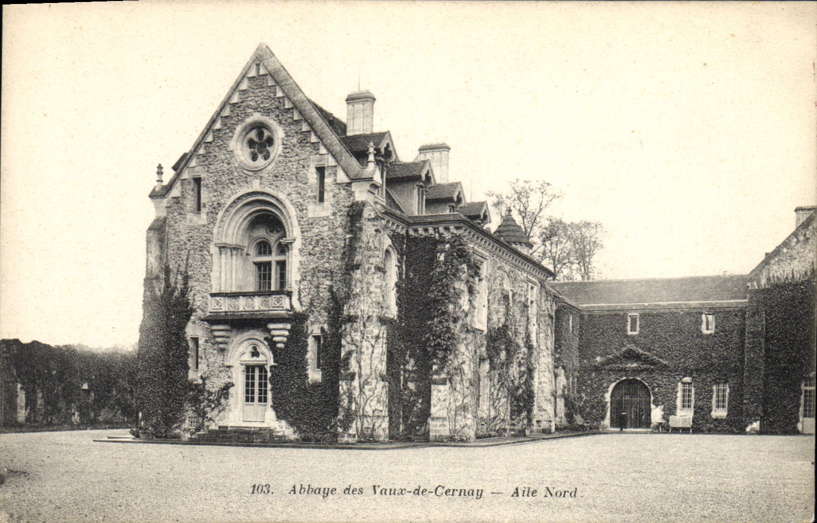 CPA Abbaye des Vaux de Cernay Aile Nord