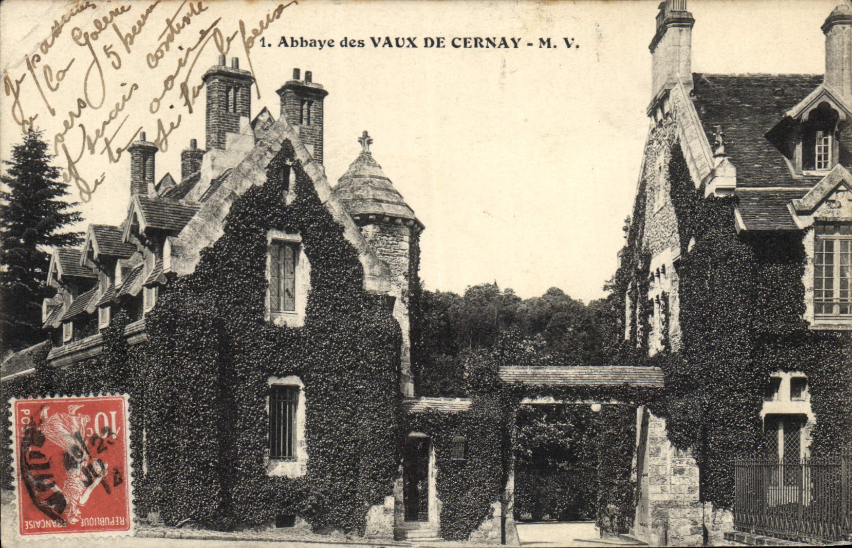 CPA Abbaye des Vaux de Cernay 