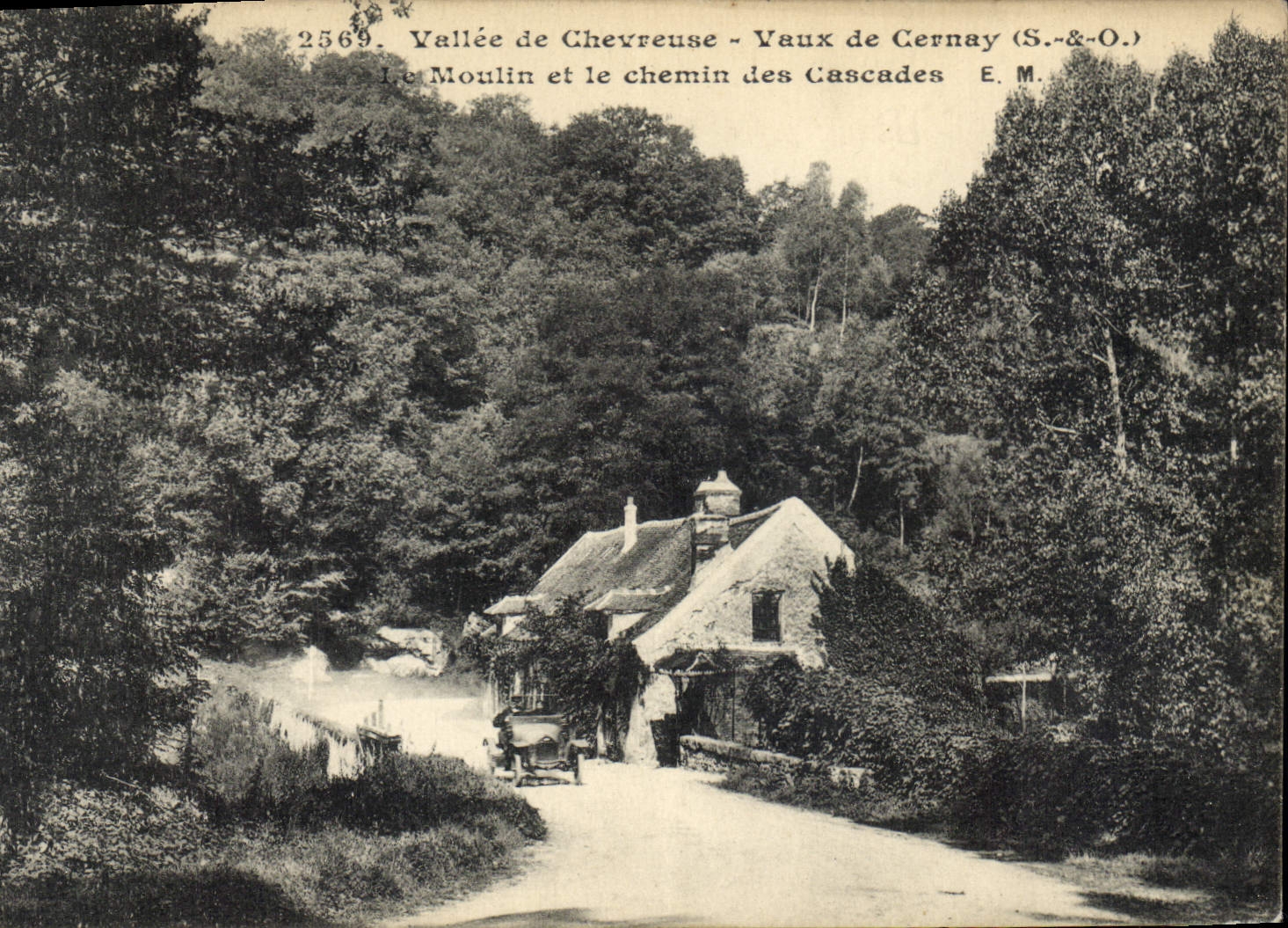CPA Vallee de Chevreuse Vaux de Cernay S et O Moulin et le Chemin des Cascades