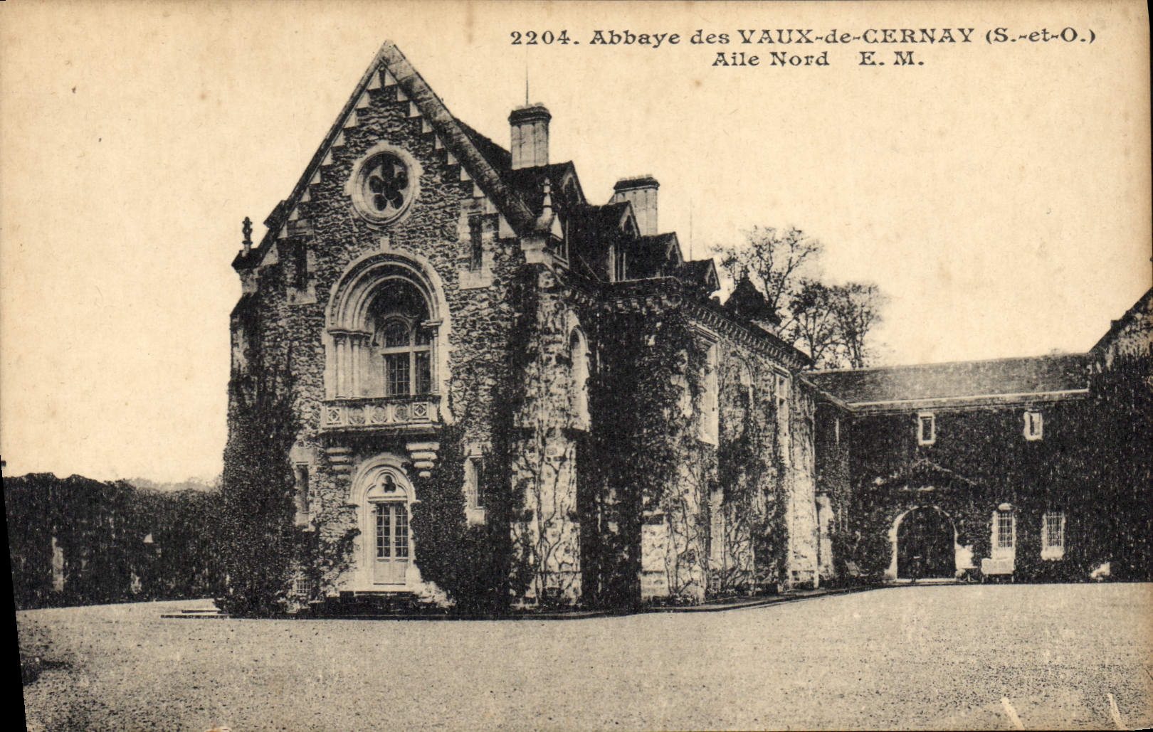 CPA Abbaye des Vaux de Cernay S et O Aile Nord