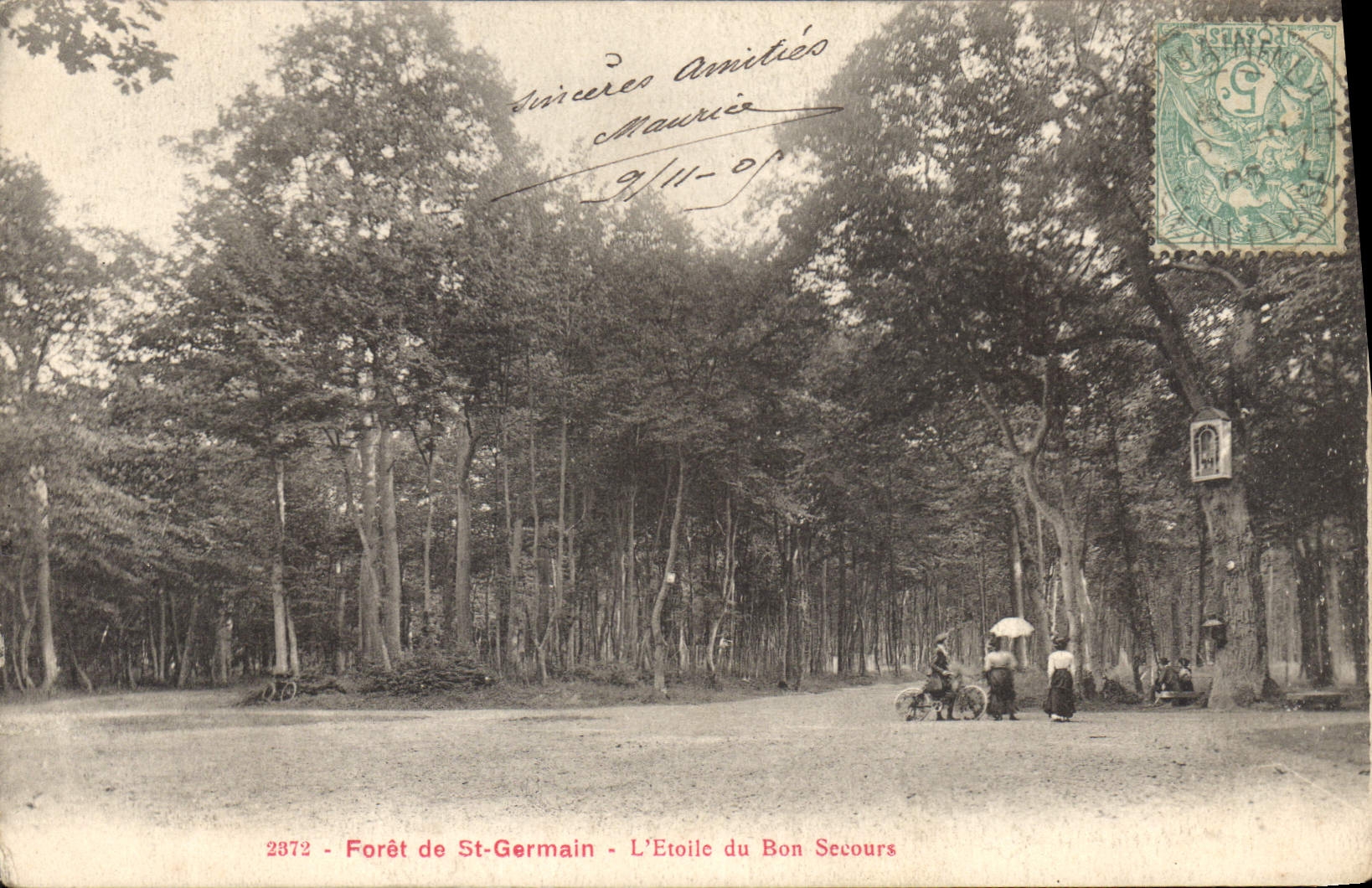 CPA Foret de St Germain l'Etoile du Bon Secours 