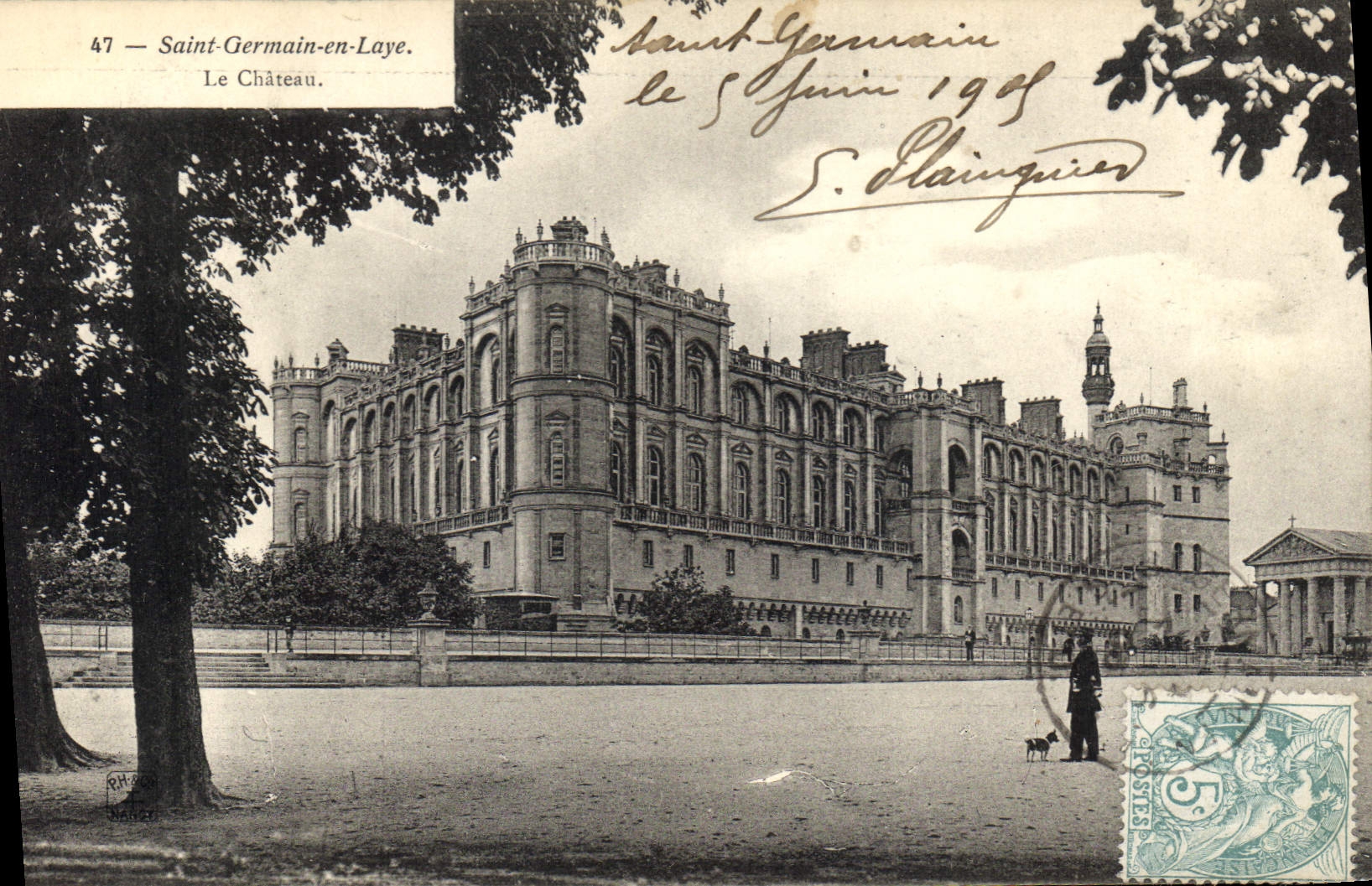 CPA Saint Germain en Laye le Chateau 