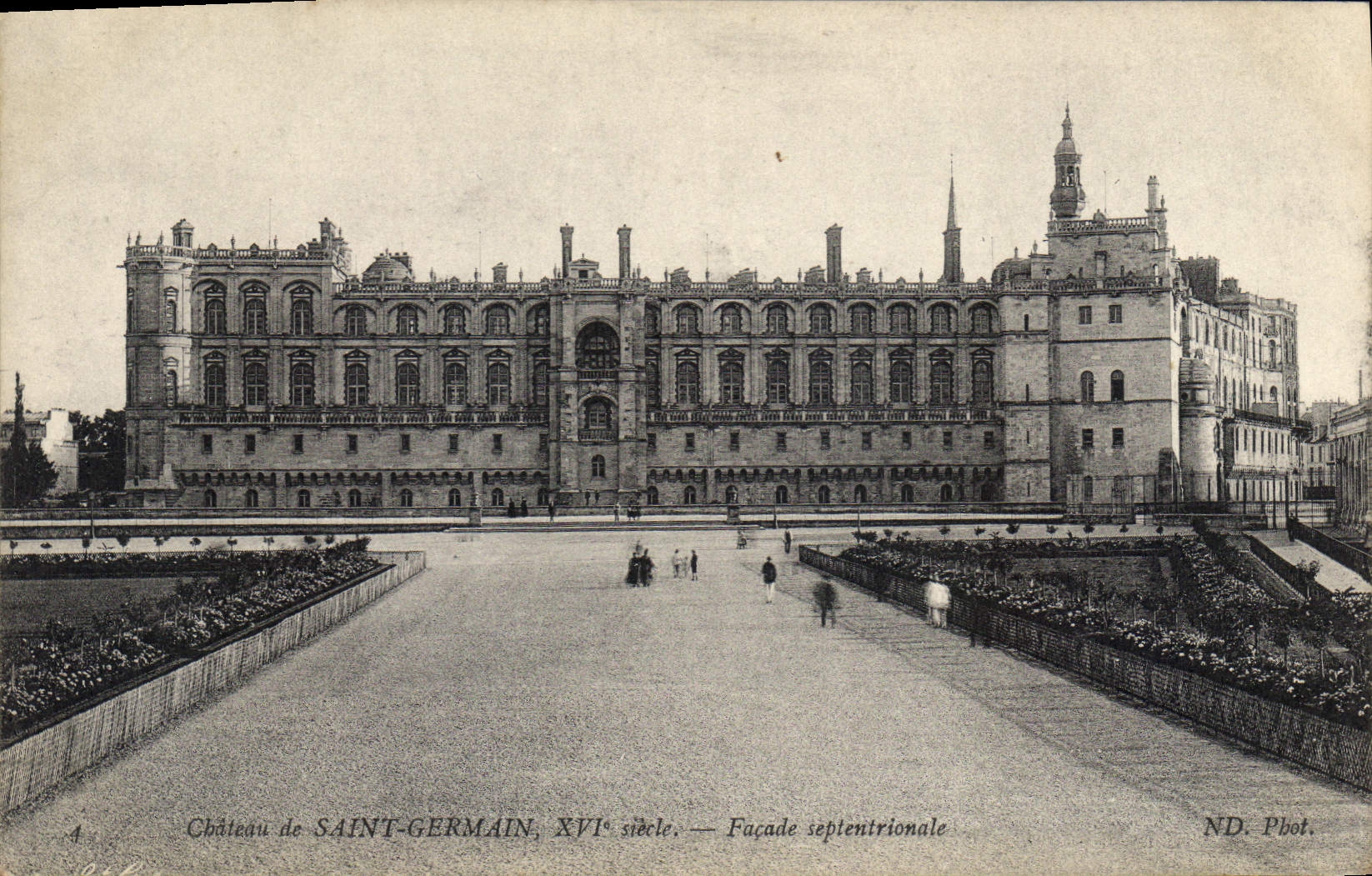 CPA Chateau de Saint Germain XVI siecle Facade septentrionale 