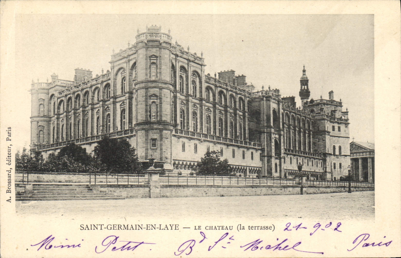 CPA Saint Germain en Laye le Chateau la Terrasse 