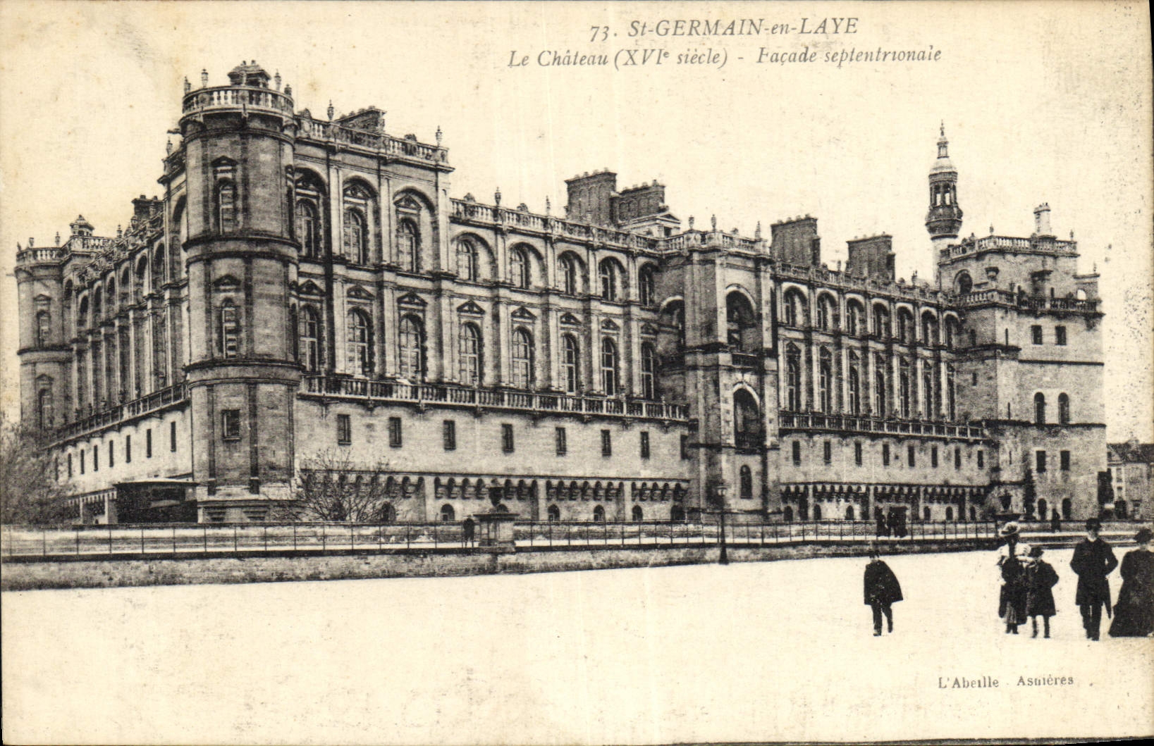 CPA Saint Germain en Laye le Chateau XVI siecle Facade Septentrionale 
