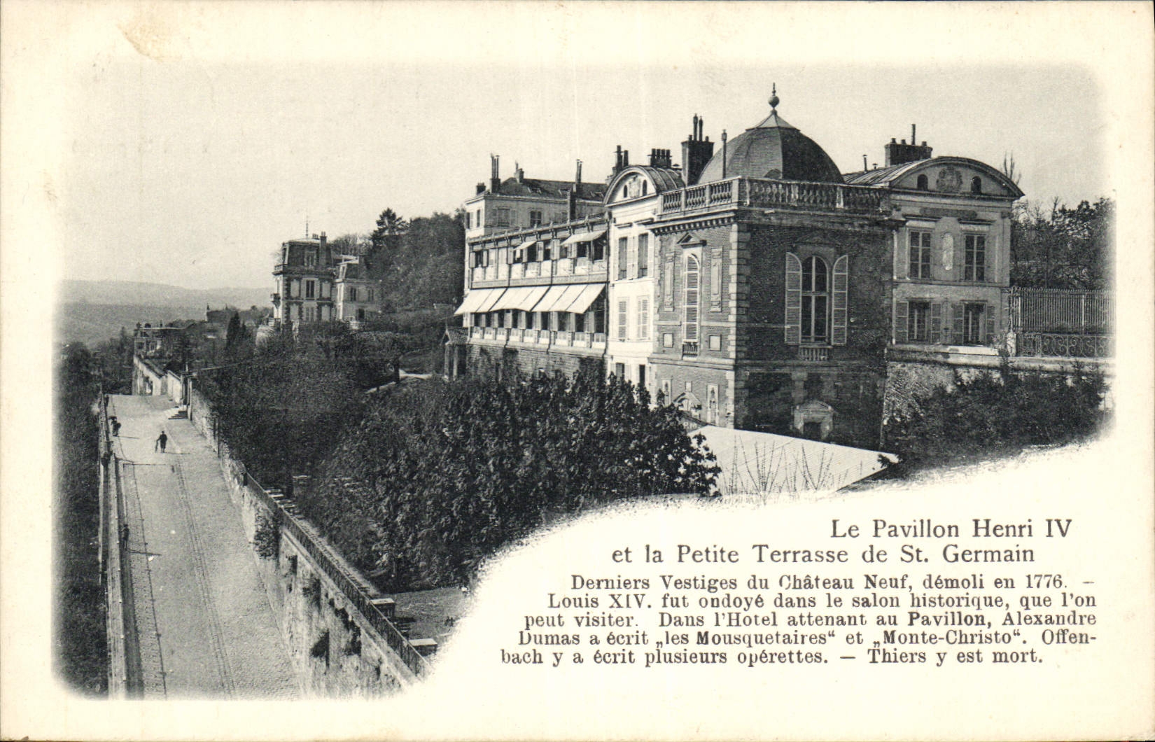 CPA Le Pavillon Henri Iv et la Petite Terrasse de St Germain 