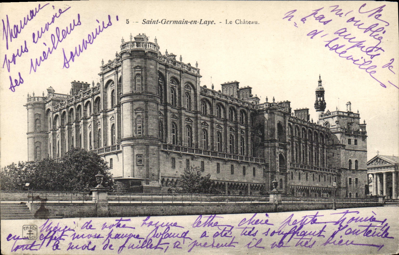 CPA Saint Germain en Laye le Chateau 