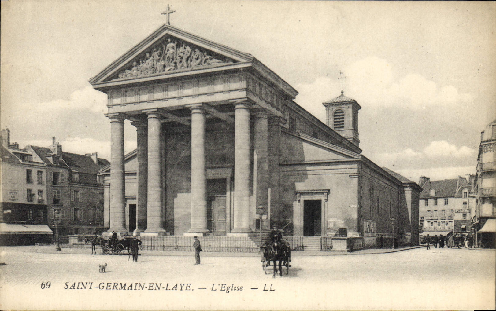 CPA Saint Germain en Laye l'eglise 