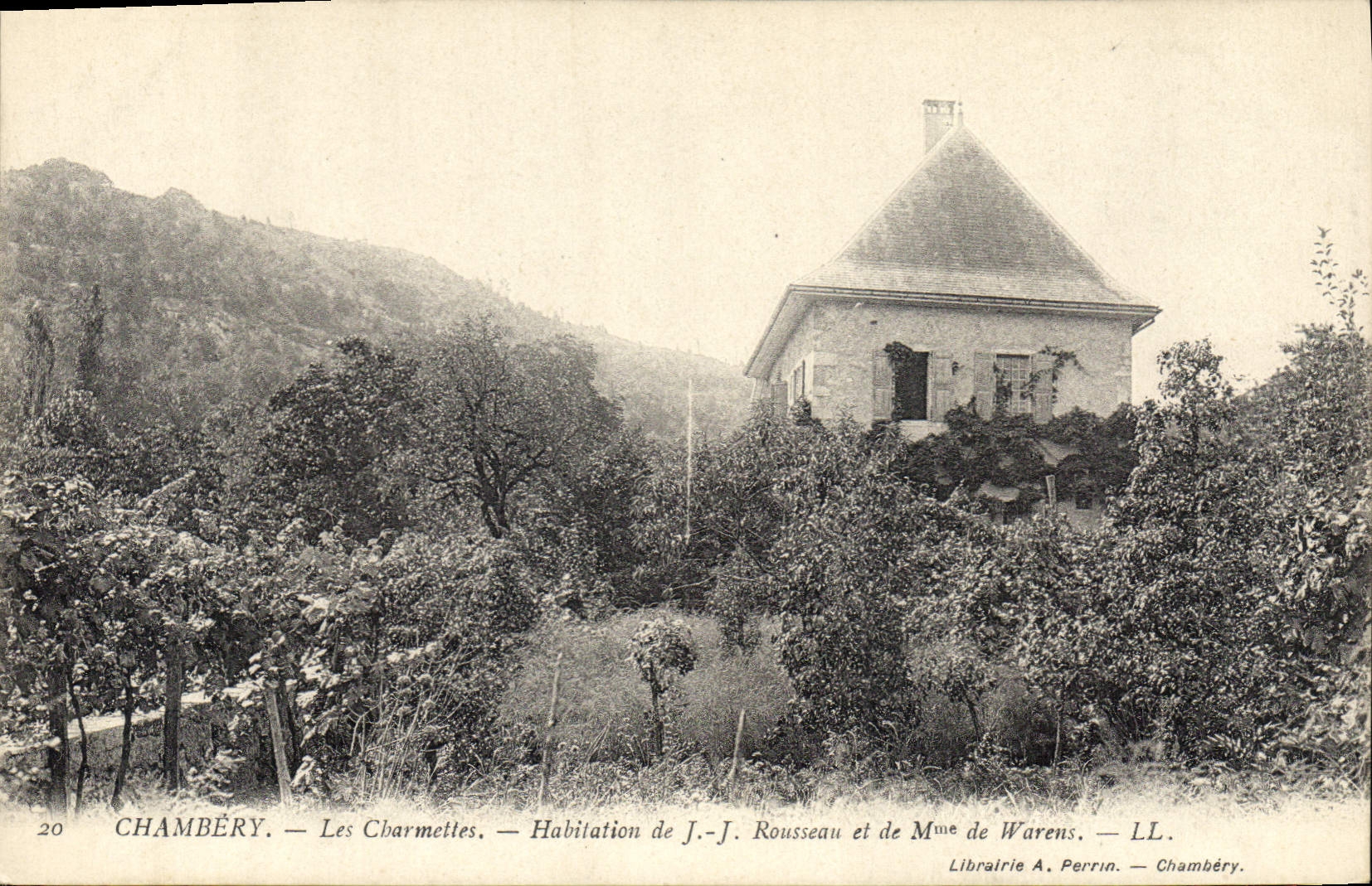 CPA Chambery Les Charmettes Habitation de JJ Rouseau et de Mme de Warens 