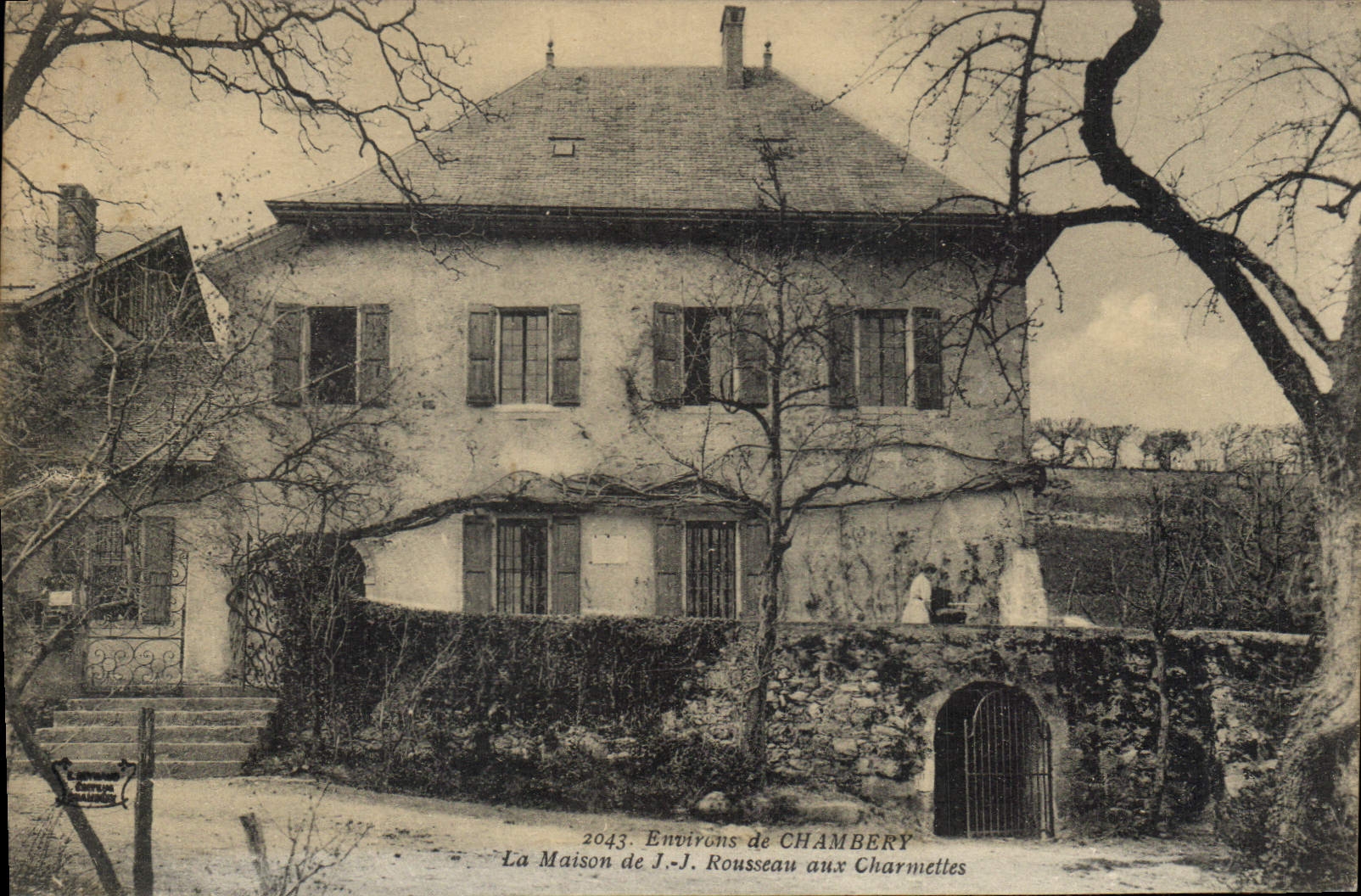 CPA Environs de Chambery la Maison de JJ Rousseau aux Charmettes 