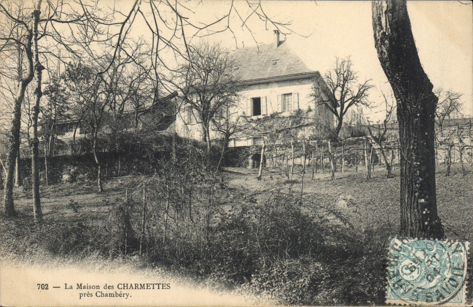CPA La Maison des Charmettes pres Chambery 