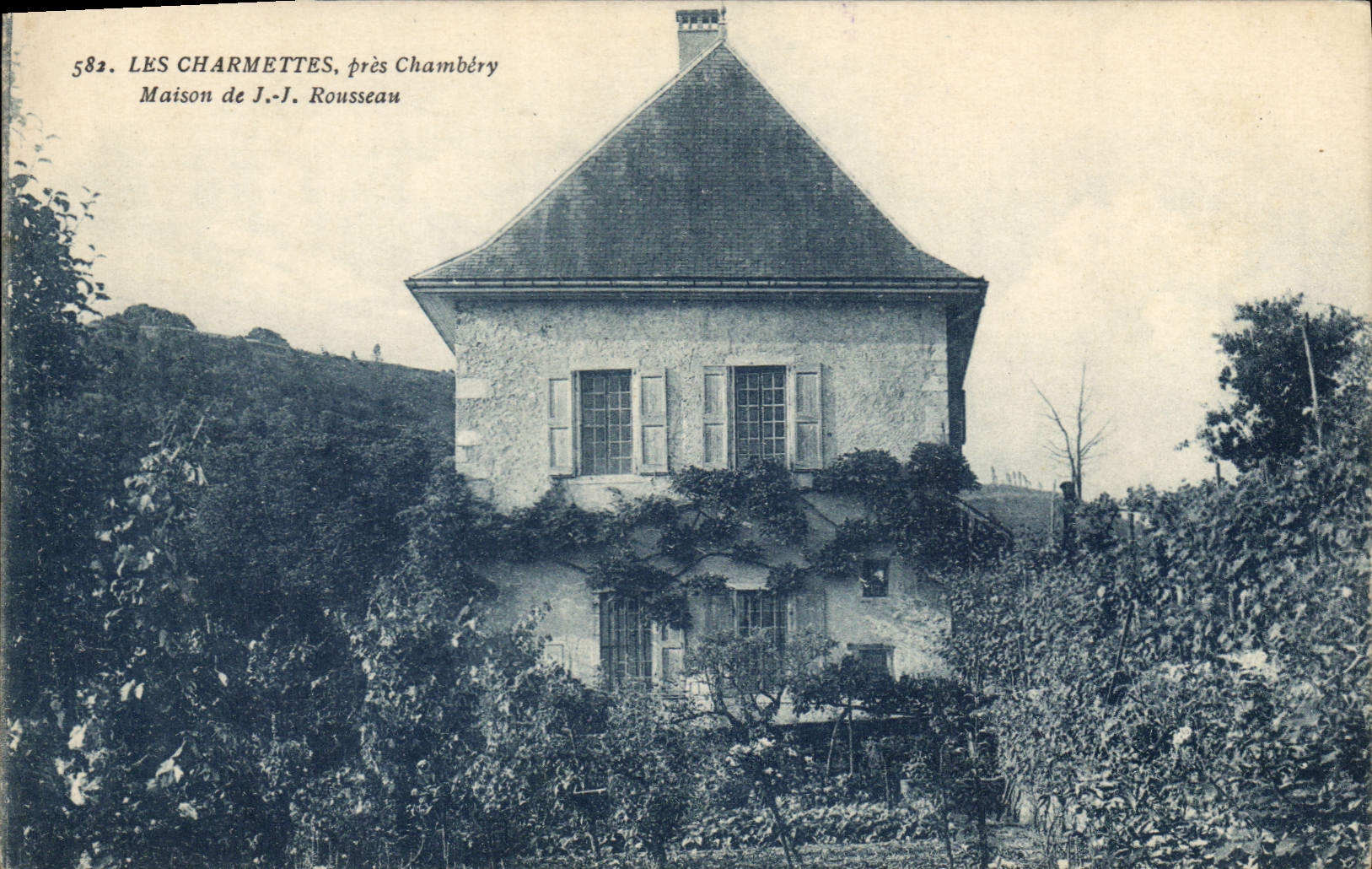 CPA Les Charmettes pres Chambery Maison de JJ Rousseau 