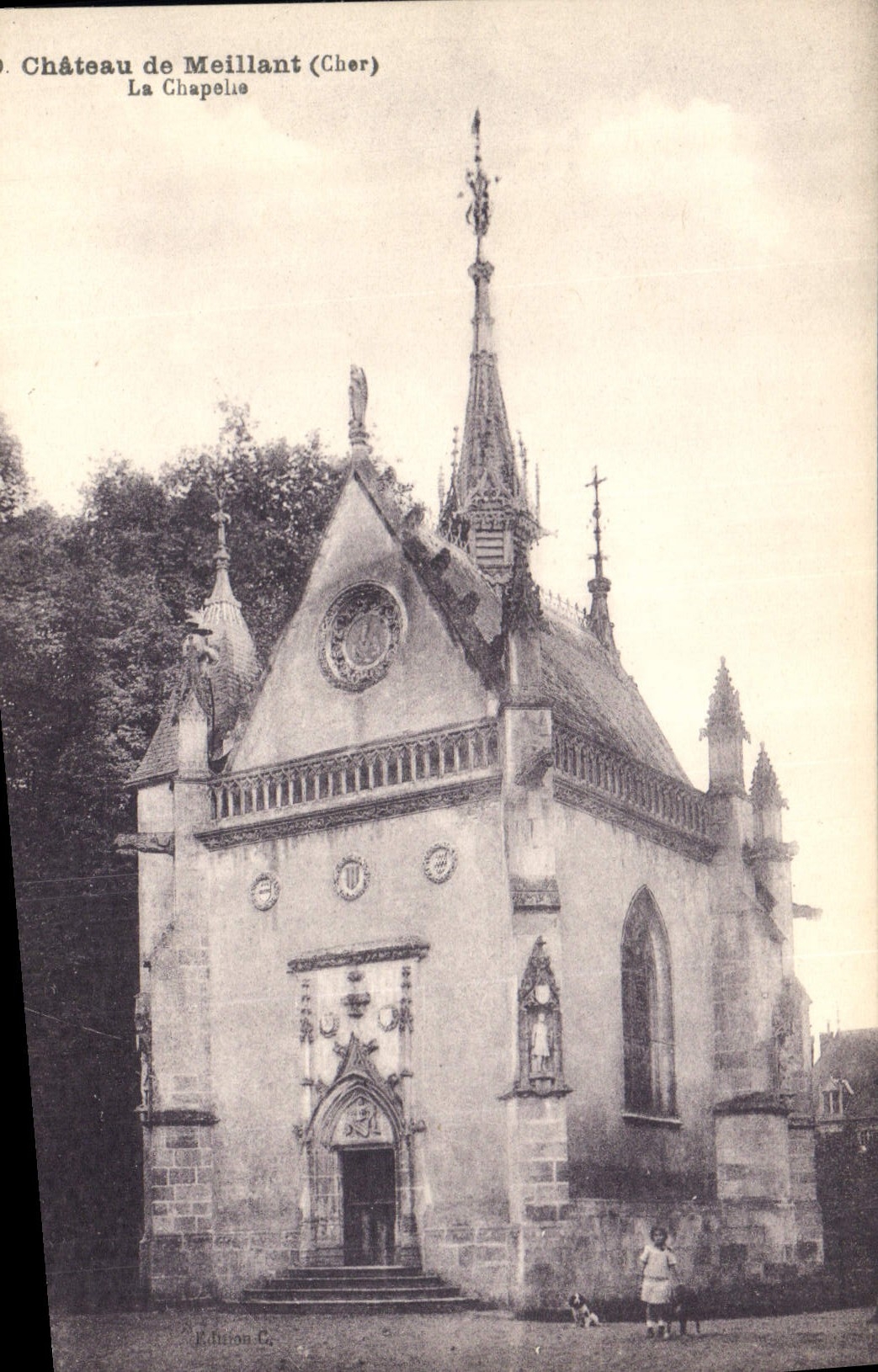 CPA Chateau de Meillant Cher la Chapelle