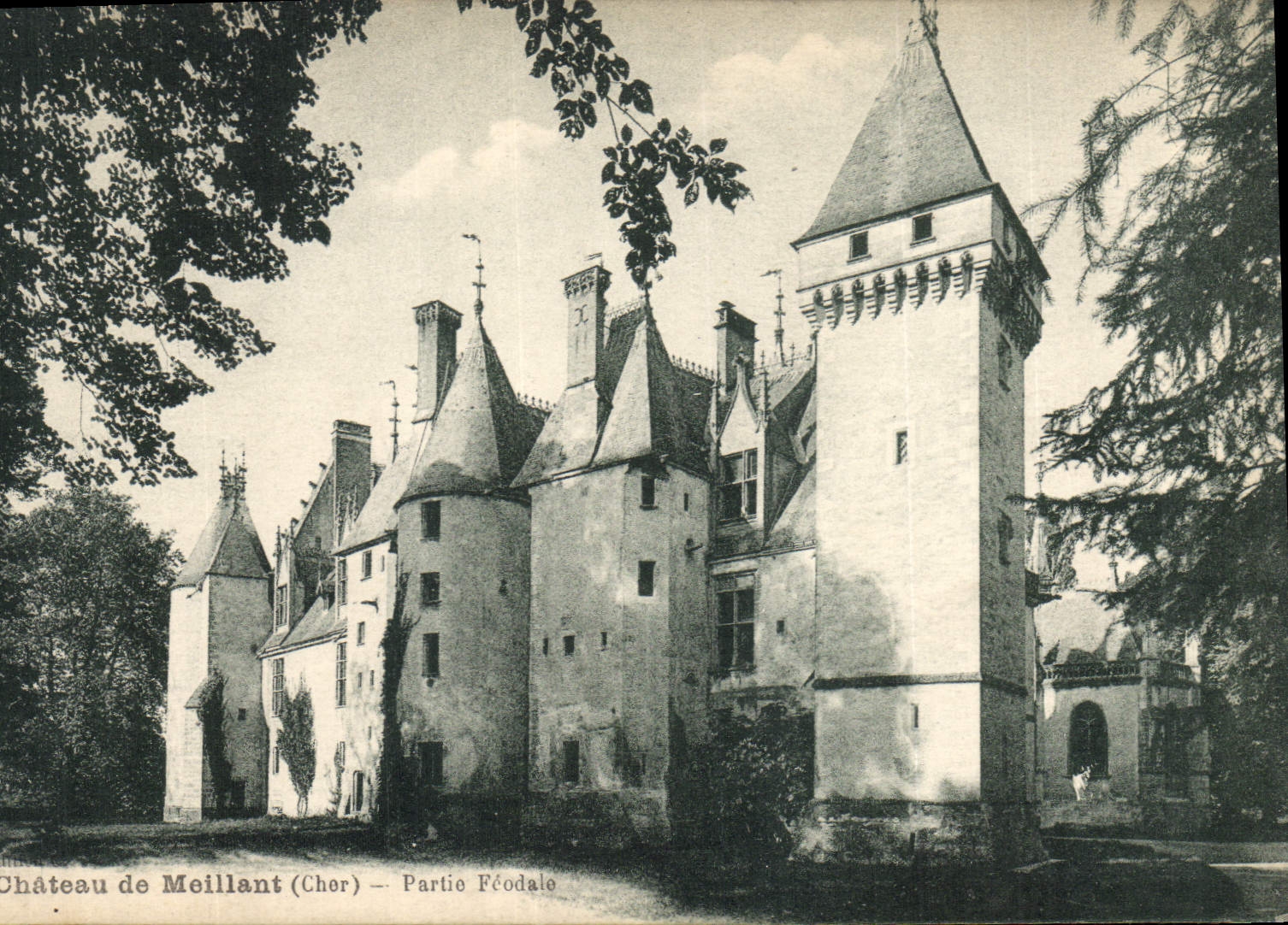 CPA Chateau de Meillant Cher Partie Feodale