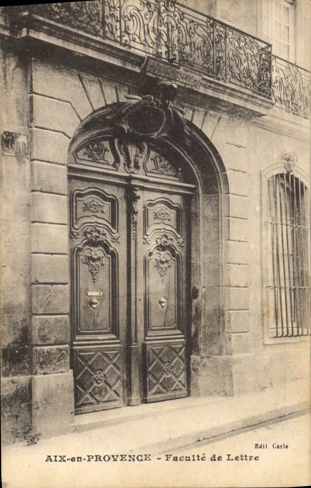 CPA Aix en Provence Faculte de Lettre 