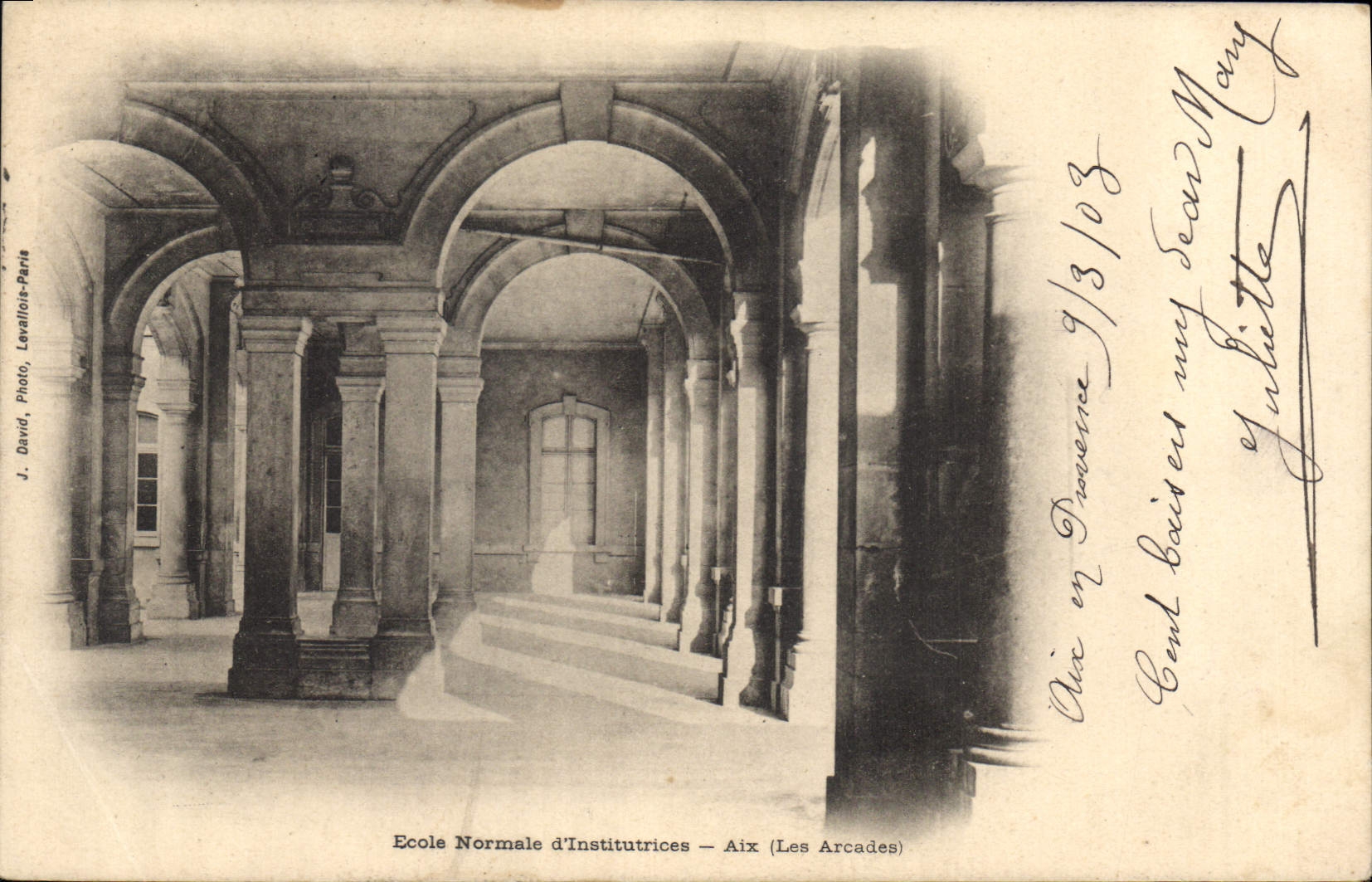 CPA Ecole Normale d'Institutrices Aix Les Arcaden 