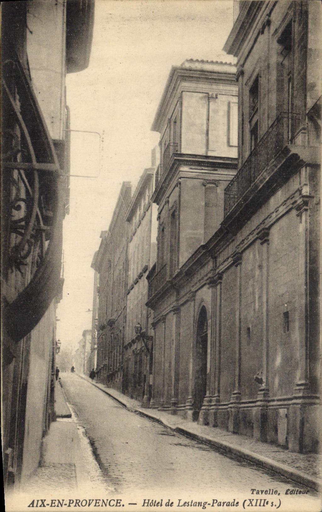 CPA Aix en Provence Hotel de Lestang Parade XIII 