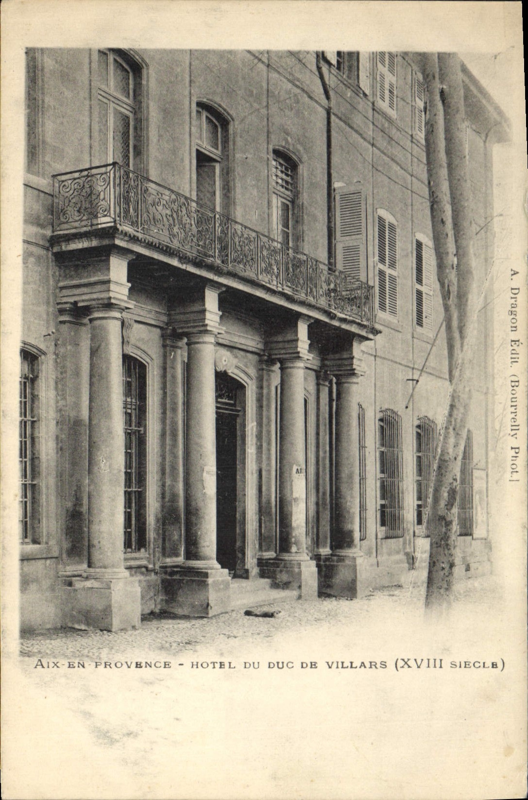 CPA Aix en Provence Hotel du Duc de Villars XVIII siecle 